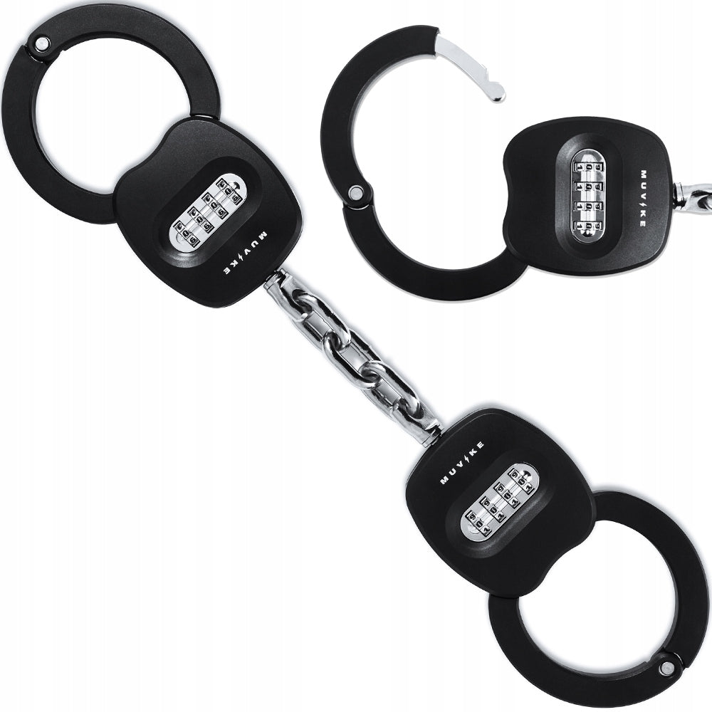 BICYCLE CLASP CHAIN HANDCUFFS FOR CIPHER / CODE MUVIKE HANDCUFF 480/8CK Color black