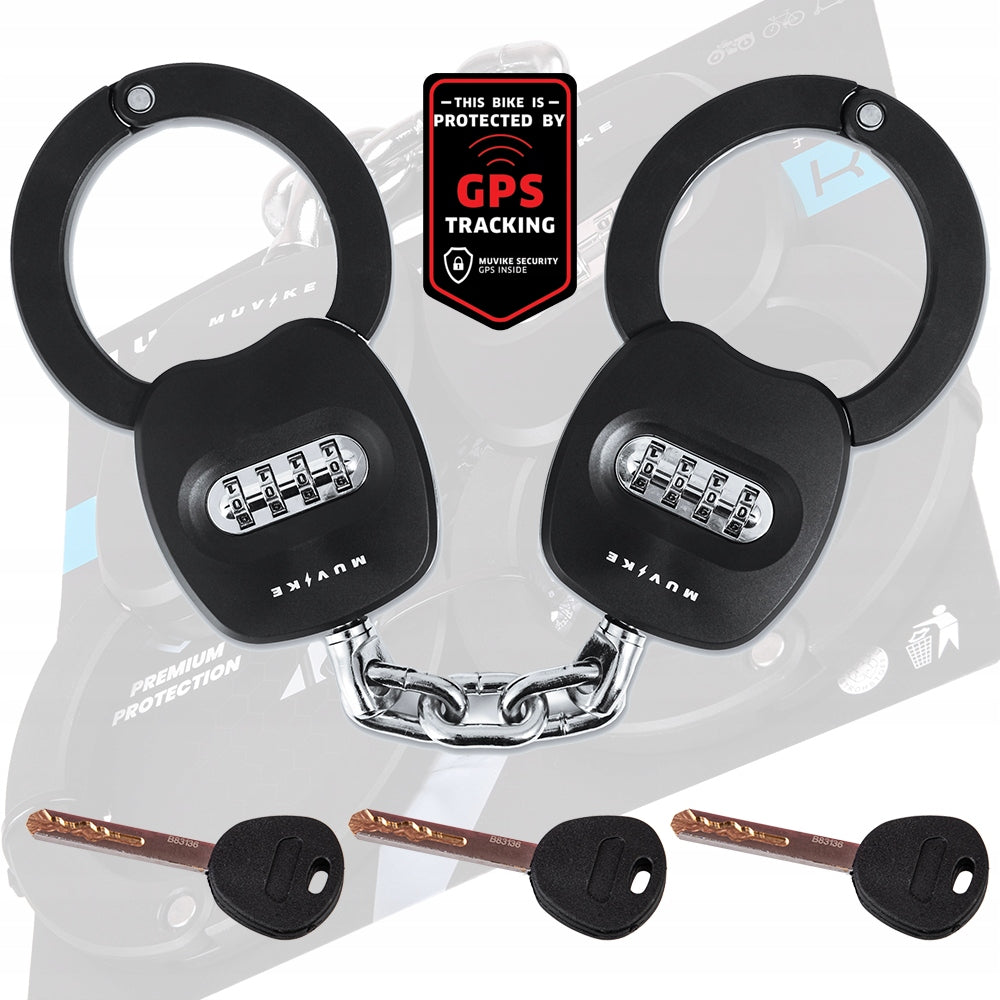 BICYCLE CLASP CHAIN HANDCUFFS FOR CIPHER / CODE MUVIKE HANDCUFF 480/8CK Model Handcuff 480/7CK