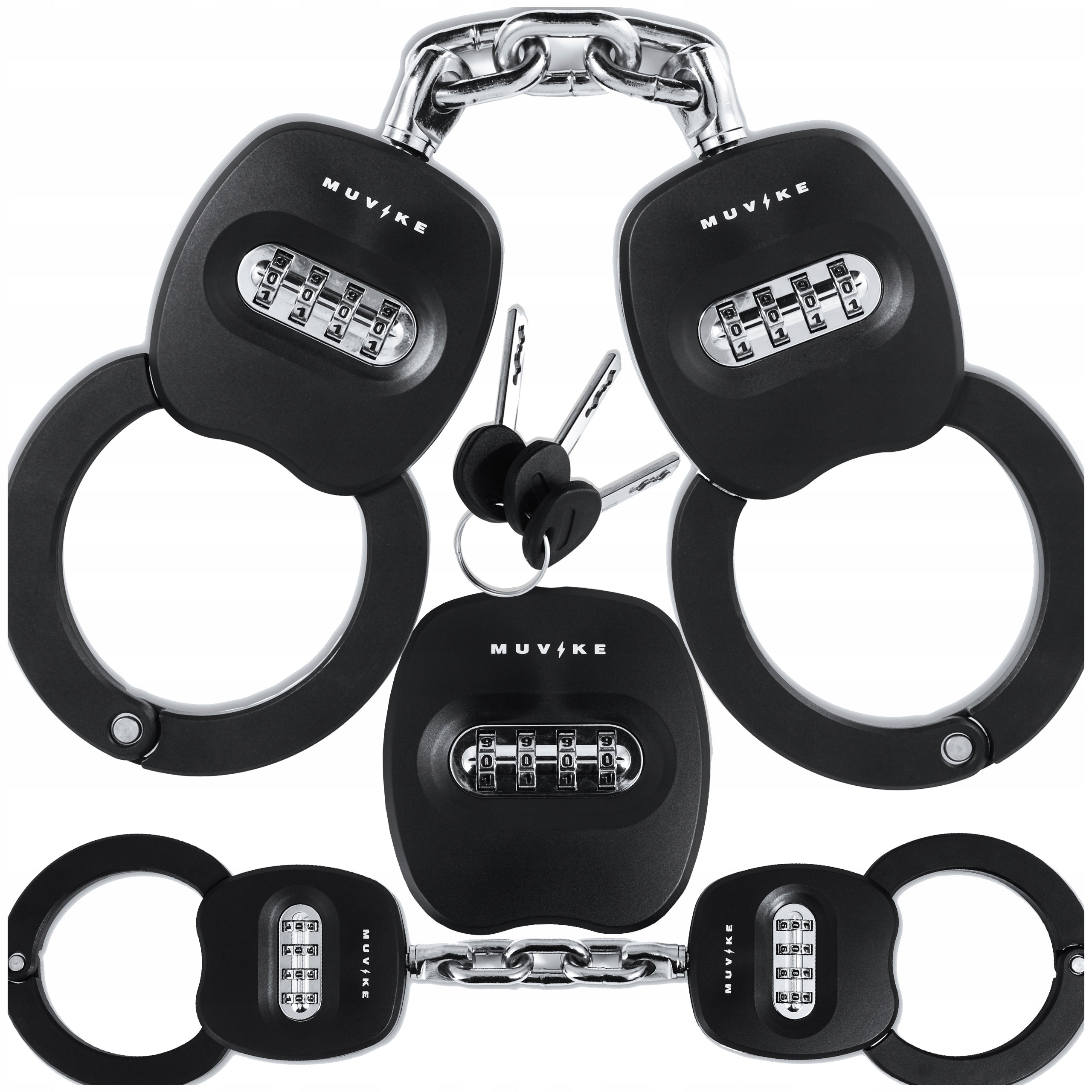 BICYCLE CLASP CHAIN HANDCUFFS FOR CIPHER / CODE MUVIKE HANDCUFF 480/8CK