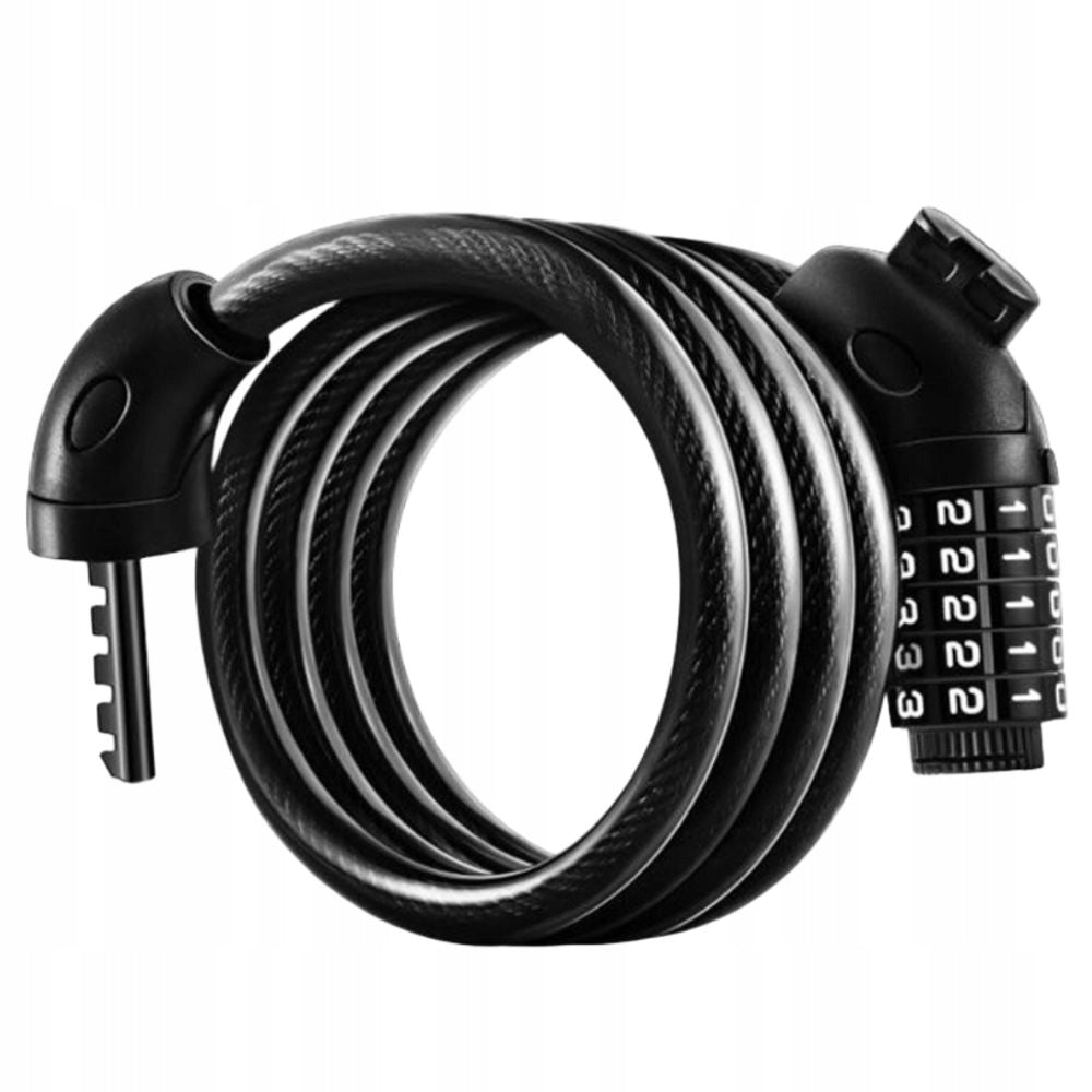 BICYCLE CLASP CIPHER CORD FOR BICYCLE SCOOTER LOCK SECURITY Manufacturer code Zabezpieczenie do roweru hulajnogi lekkie