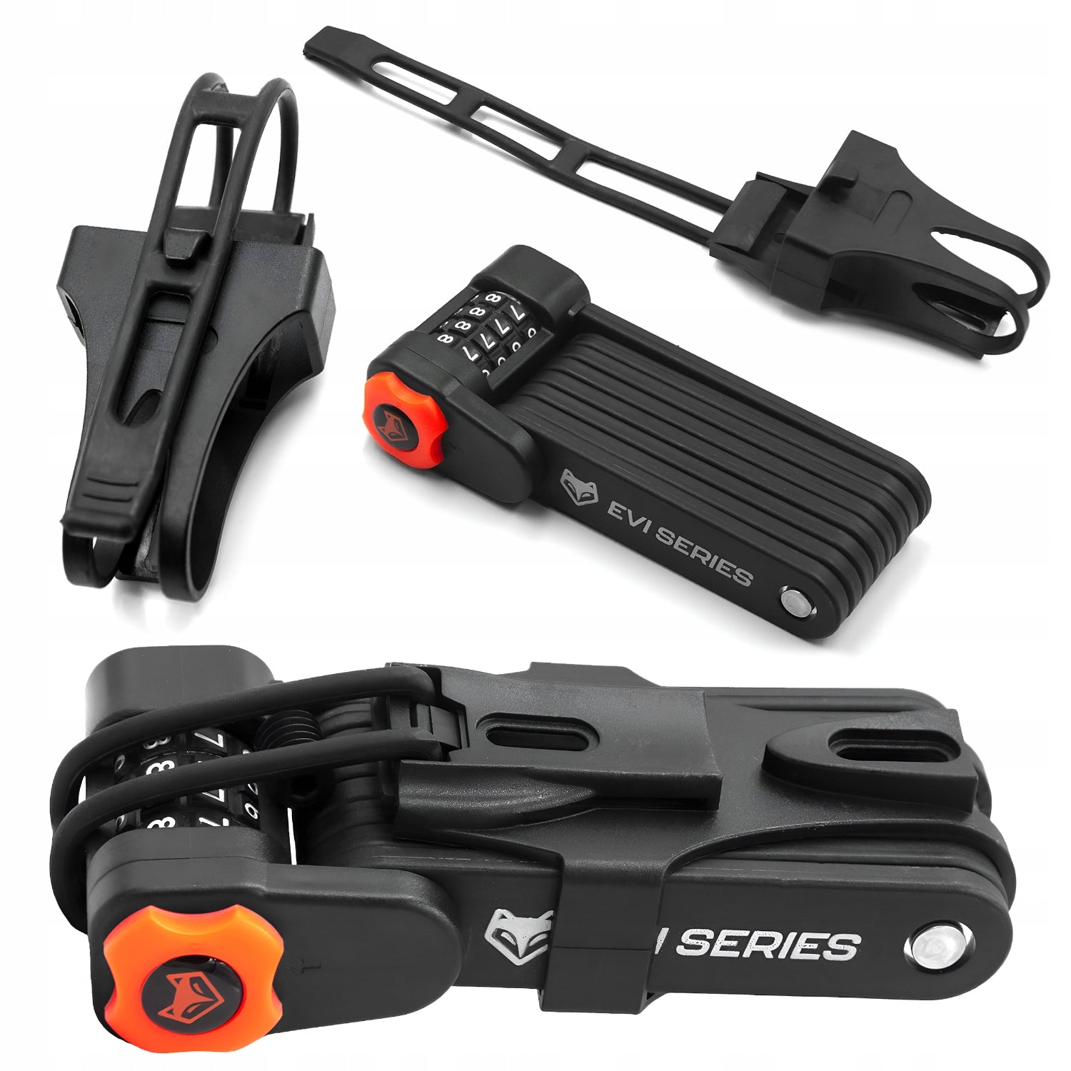 BICYCLE CLASP CIPHER FOLDING BICYCLE LOCK STRONG 850V HANDLE Brand Evi series