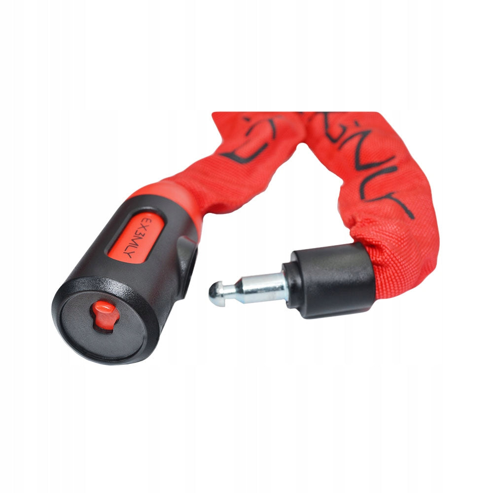 BICYCLE CLASP CLOSURE SECURITY CHAIN KEY EX3MLY RED Brand EX3MLY