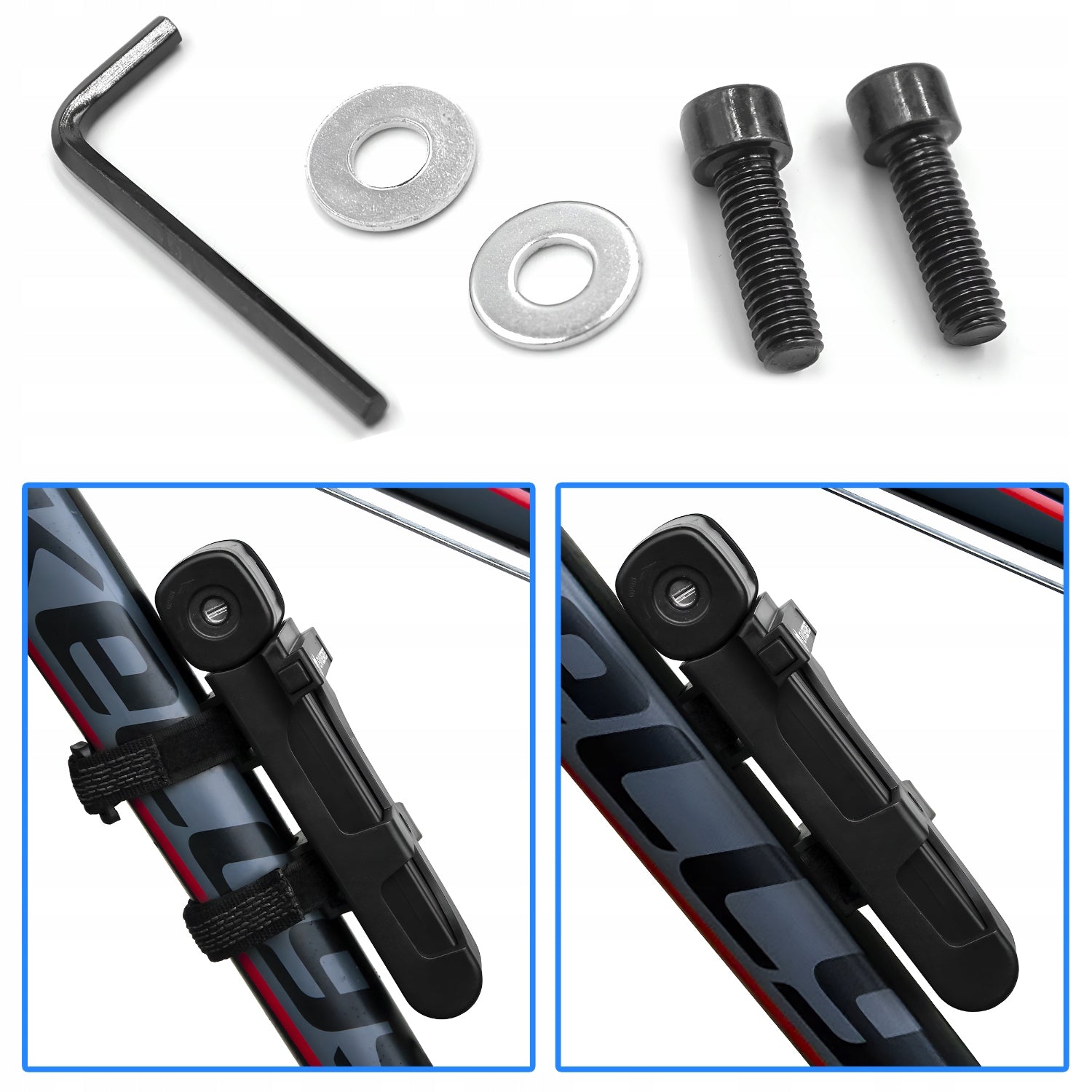 BICYCLE CLASP FOLDING KEY STRONG LOCK FOR BIKE 850V + HANDLE Brand Evi series