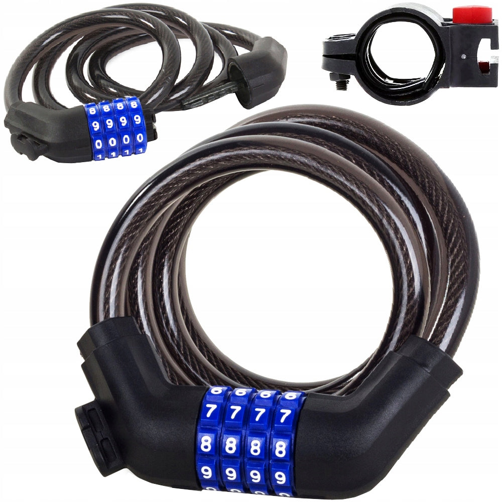 BICYCLE CLASP FOR BICYCLE CIPHER LONG FOLDING BICYCLE LOCK CABLE CODE