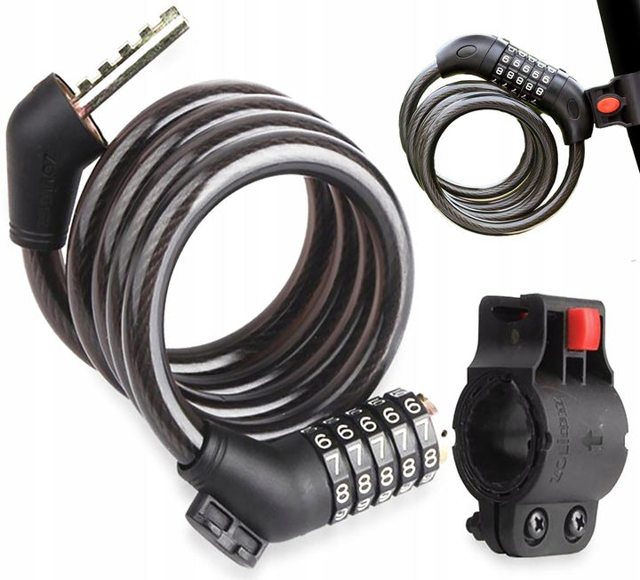 BICYCLE CLASP LOCK FOR BICYCLE WITH CIPHER CODE 5 DIGITS BICYCLE CLASP