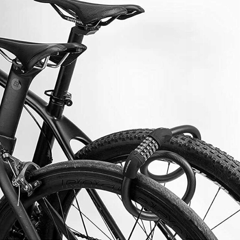 BICYCLE CLASP LOCK SECURING CABLE FOR BICYCLE SCOOTER CIPHER CODE Manufacturer code RKS870-BK
