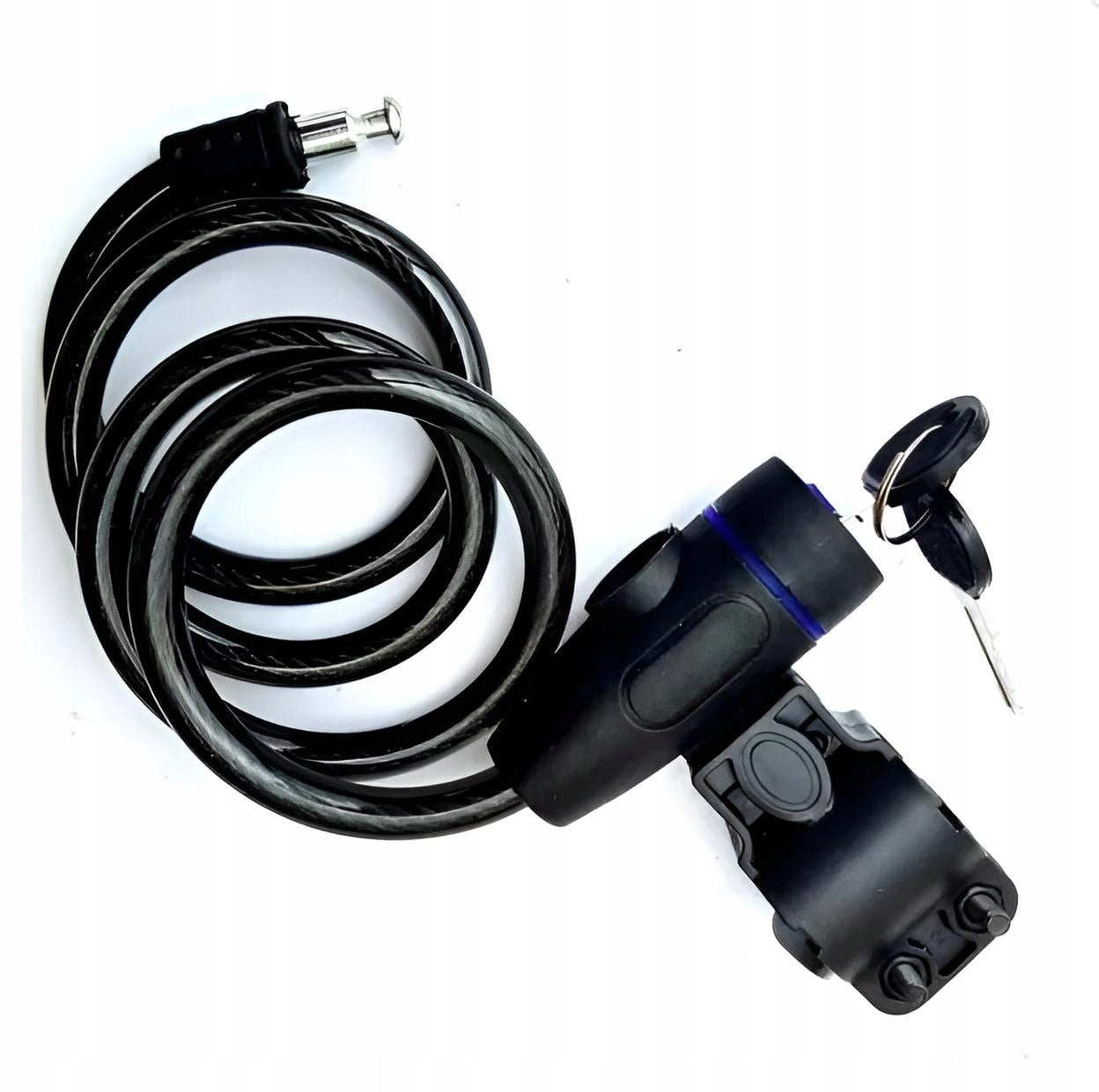 BICYCLE CLASP SECURITY LOCK FOR BICYCLE WITH KEY STRONG CORD Manufacturer code MASTIF-00503