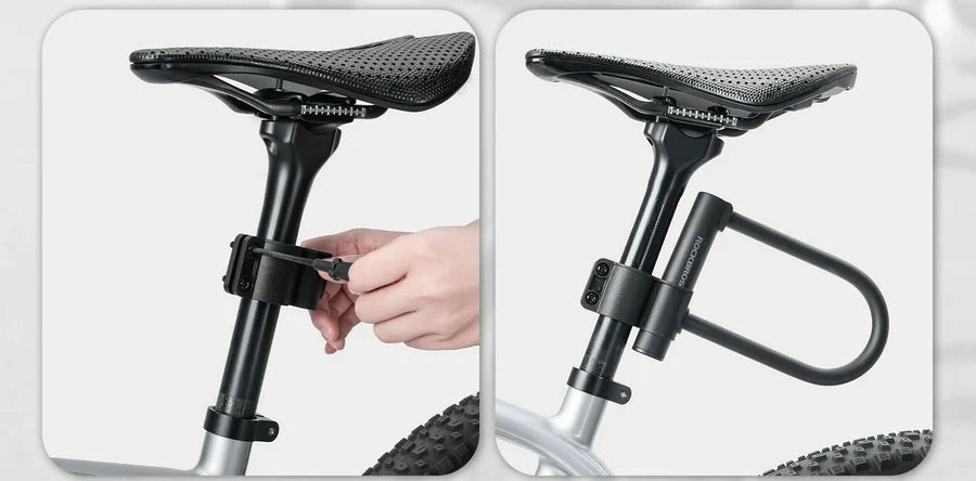 BICYCLE CLASP U-LOCK SHACKLE LOCK ON BIKE WITH KEY STRONG DURABLE STEEL Product weight with unit packaging 0.43 kg