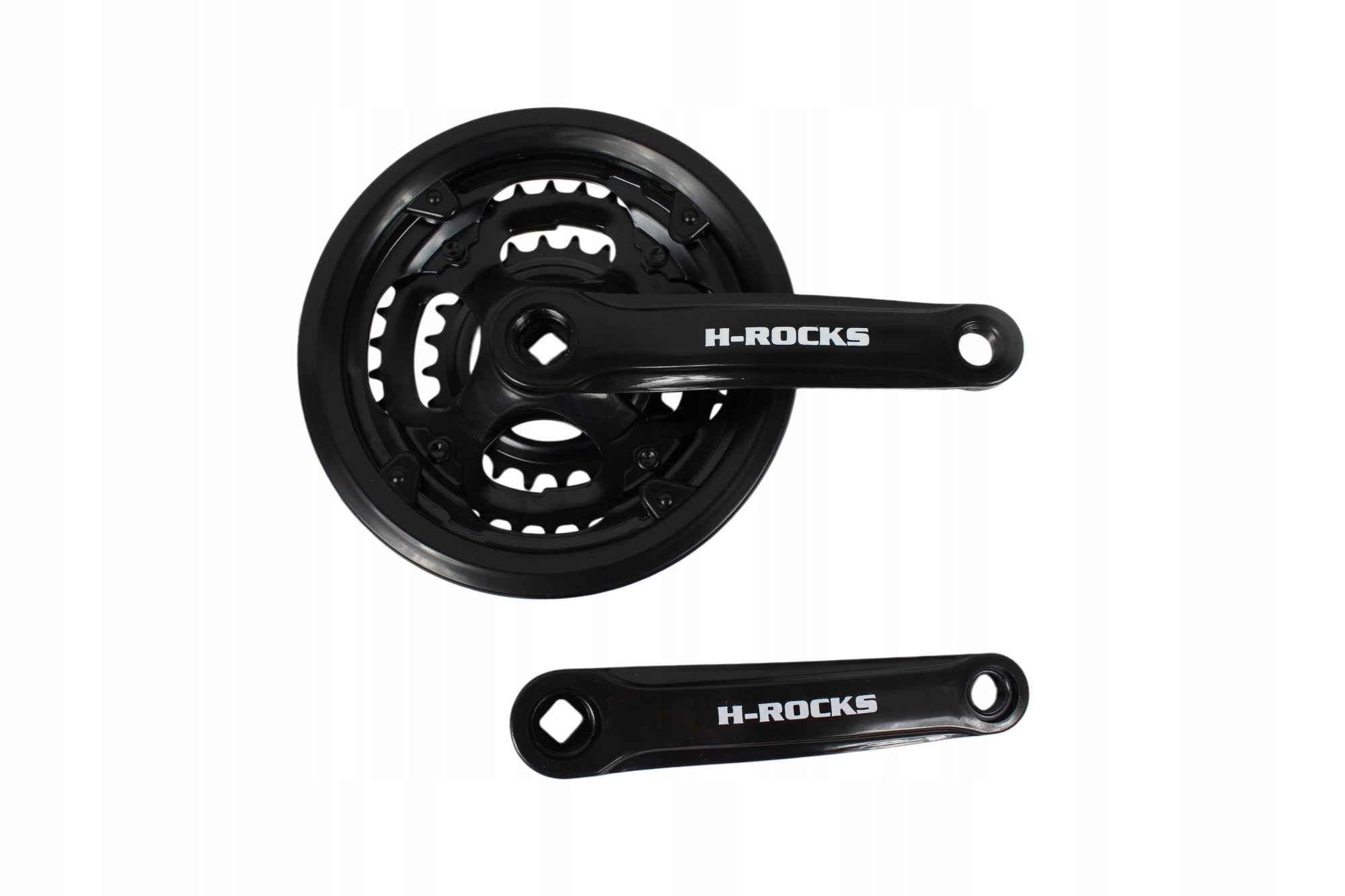 BICYCLE CRANK 3-ROW BLACK 24/34/42T CRANK MECHANISM H-ROCKS Manufacturer code 33201