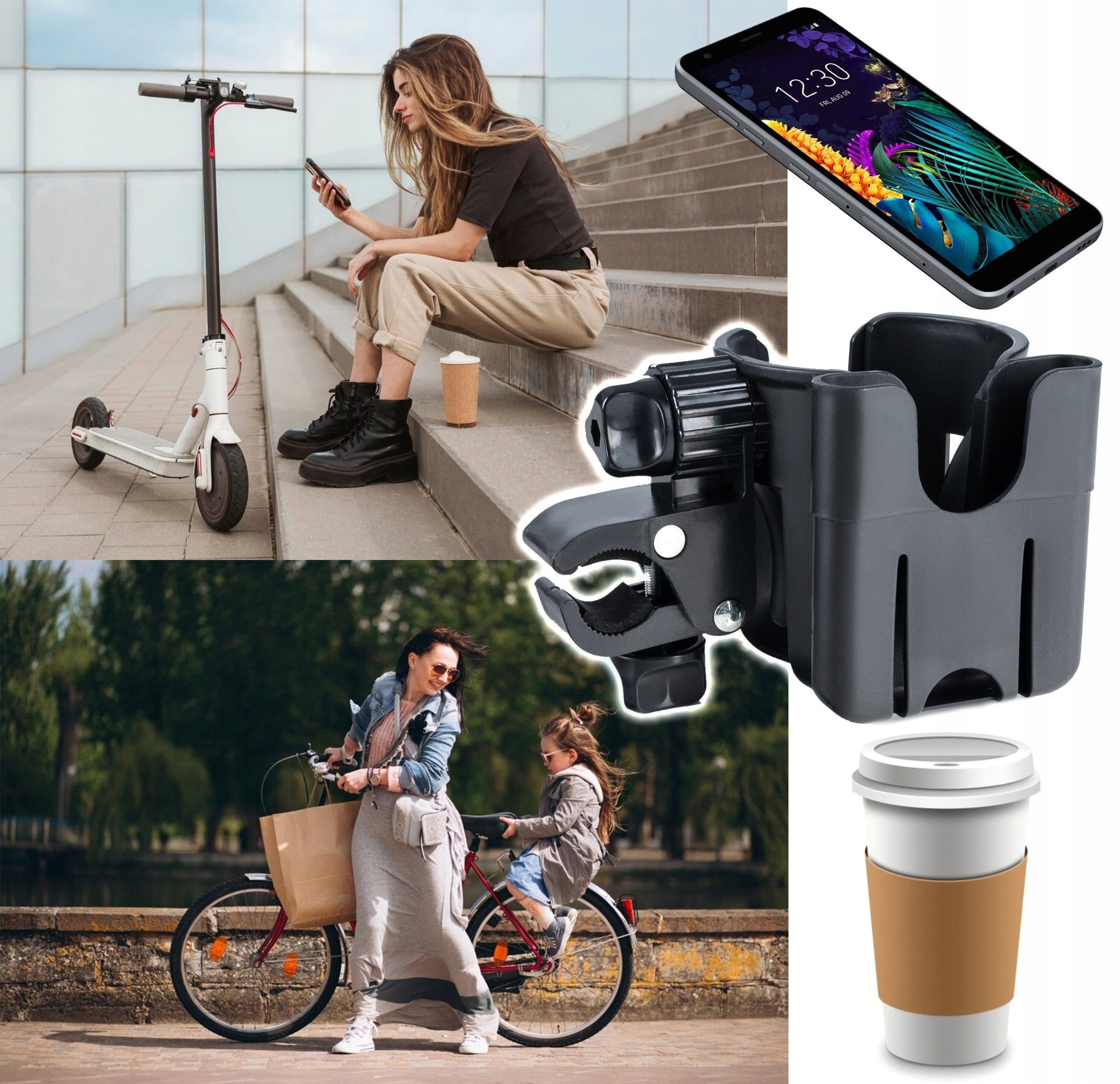 BICYCLE CUP HOLDER PHONE Brand Gotel