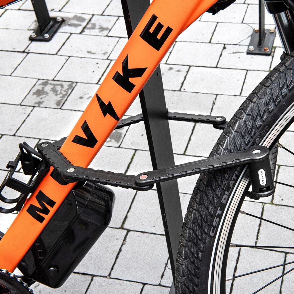 BICYCLE FOLDING CLASP 95cm 7mm WITH KEY WITH HANDLE MUVIKE FOLD 950/7K Model Fold 950/7K