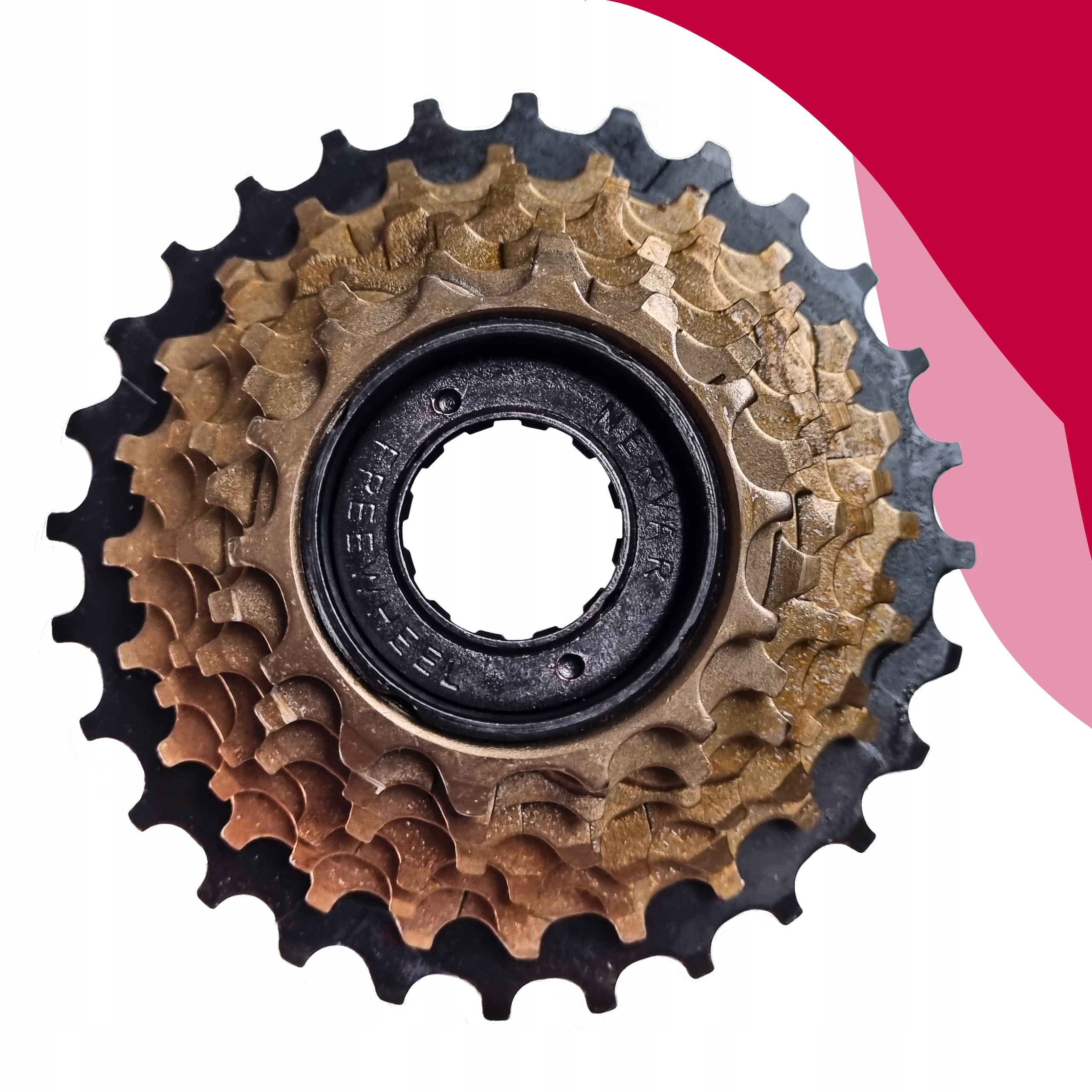 BICYCLE FREEWHEEL VELOXO SMOOTHRIDE 7 ROW WIND-UP REPLACEMENT Color black