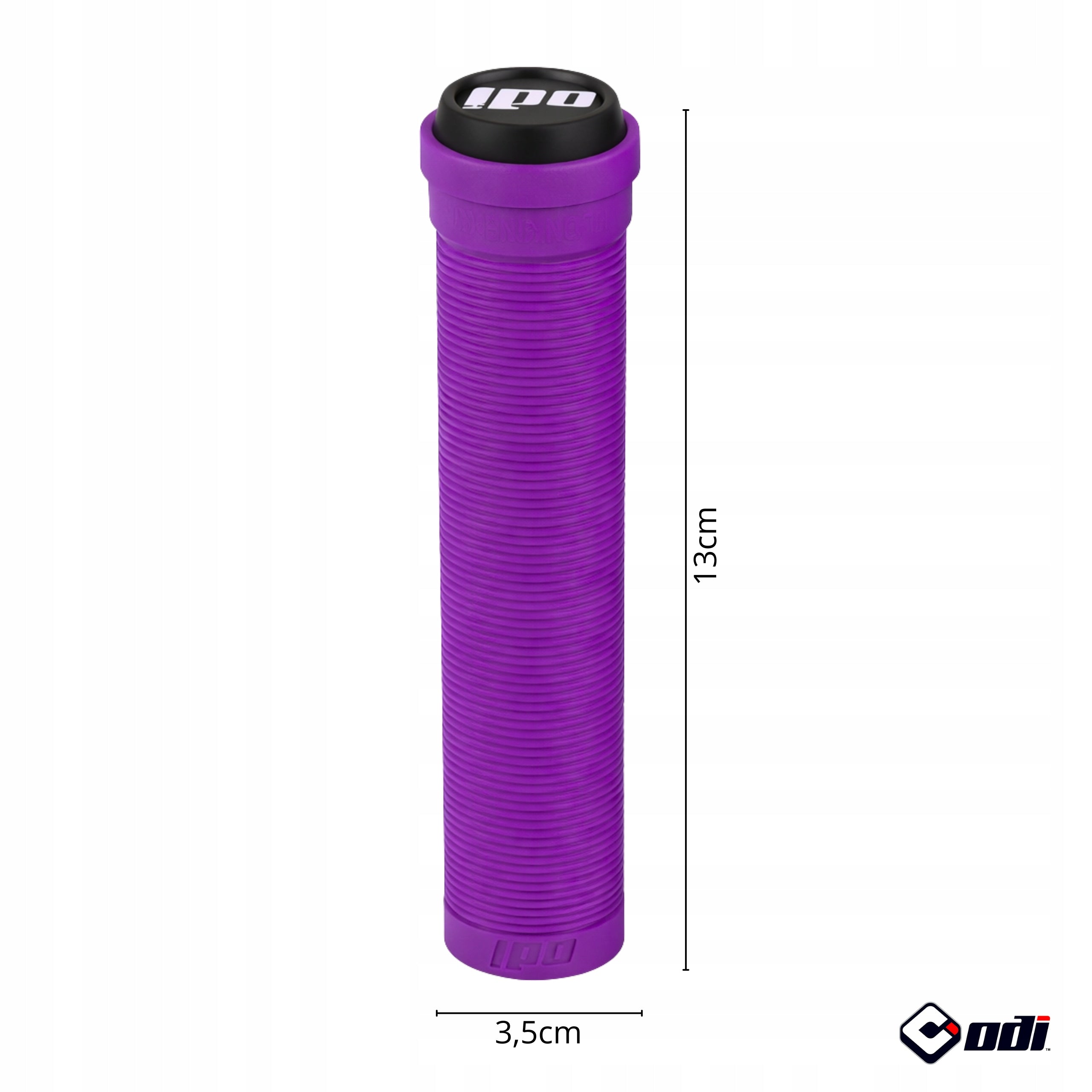 BICYCLE GRIPS FOR HANDLEBARS ODI SOFT LONGNECK GRIP RUBBER GRIPS PURPLE Brand Odi