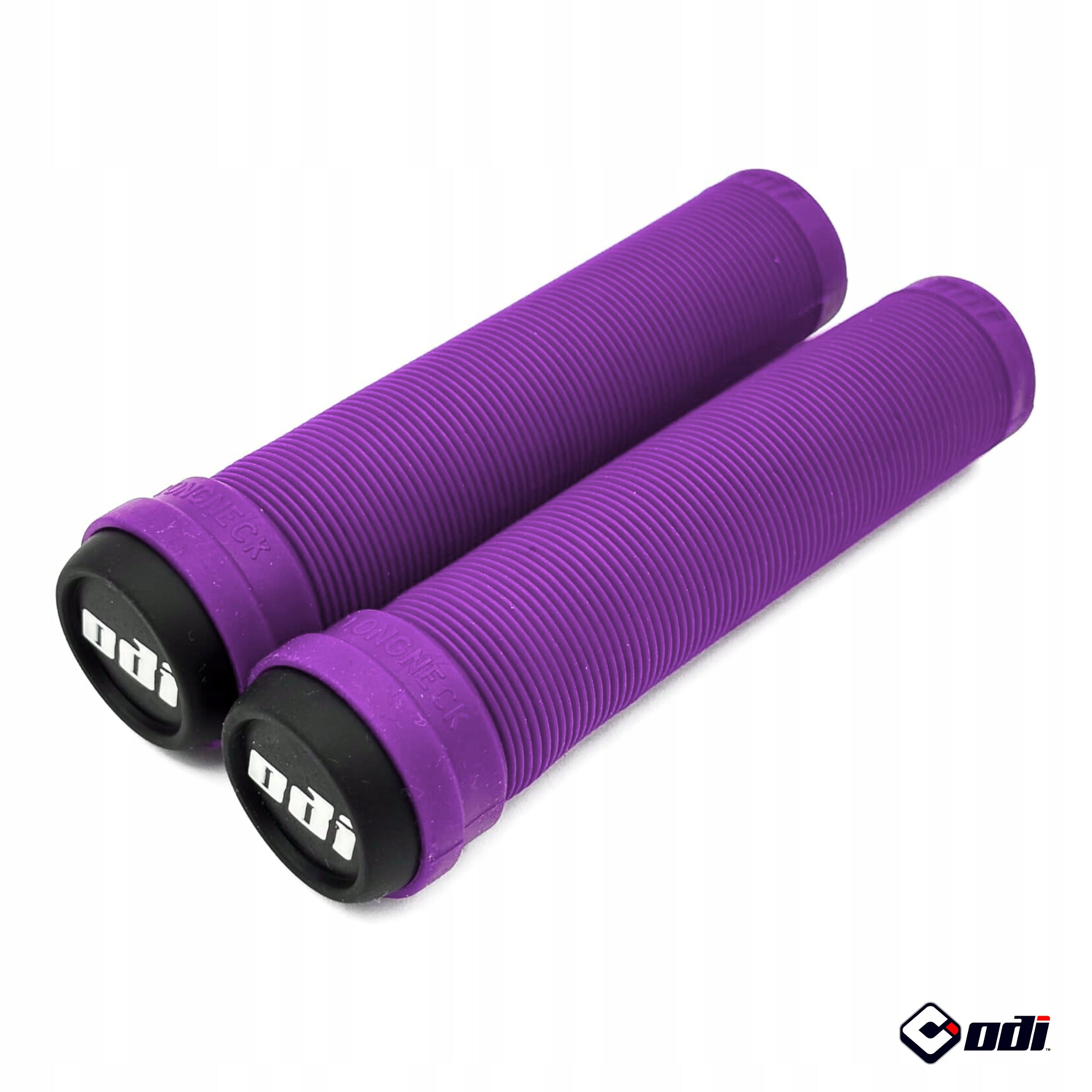 BICYCLE GRIPS FOR HANDLEBARS ODI SOFT LONGNECK GRIP RUBBER GRIPS PURPLE Material rubber