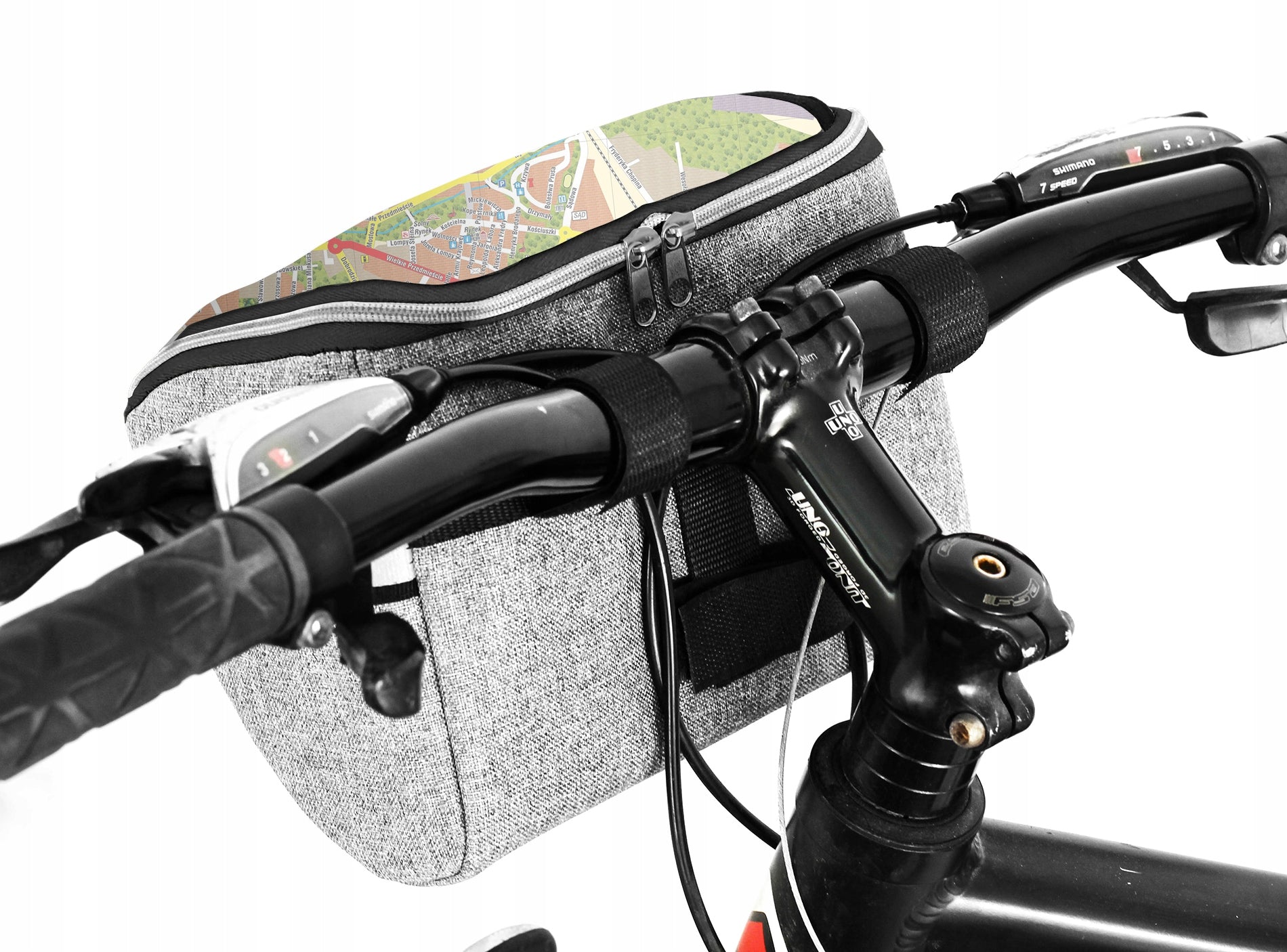 BICYCLE HANDLEBAR BAG POUCH BICYCLE POUCH Color black
