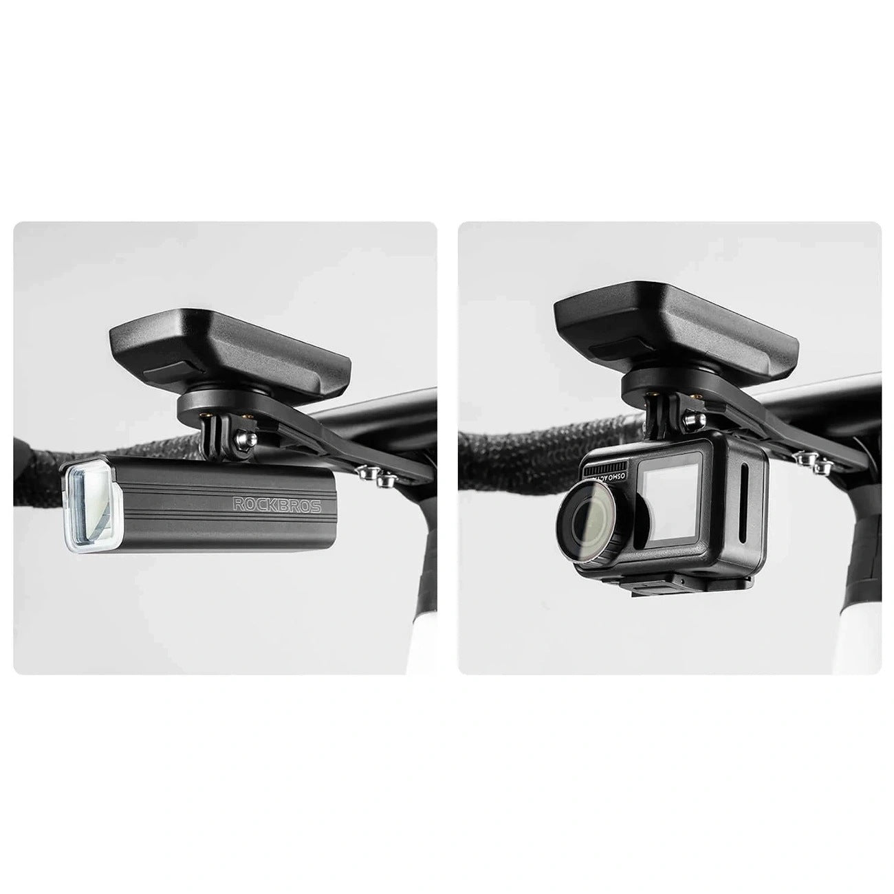 BICYCLE HANDLEBAR MOUNT FOR CAMERA LAMP COUNTER FOR GARMIN ROCKBROS Brand Rockbros