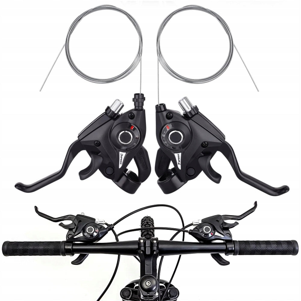 BICYCLE HANDLES 3x7 ROW SET WITH CORDS