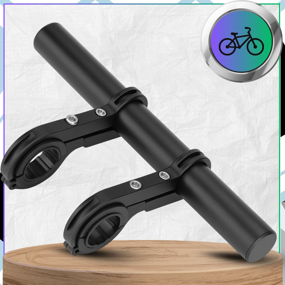 BICYCLE HOLDER ADDITIONAL EXTENSION Extension black strong HANDLEBAR Model CHWYTY NA KIEROWNICĘ NA ROWER SAKWA ORGANIZER