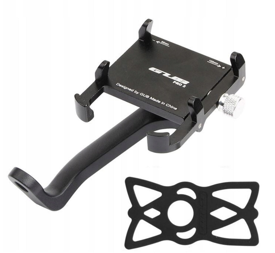 BICYCLE HOLDER ALUMINIUM FOR PHONE GUB PRO 2 MIRROR Brand GUB