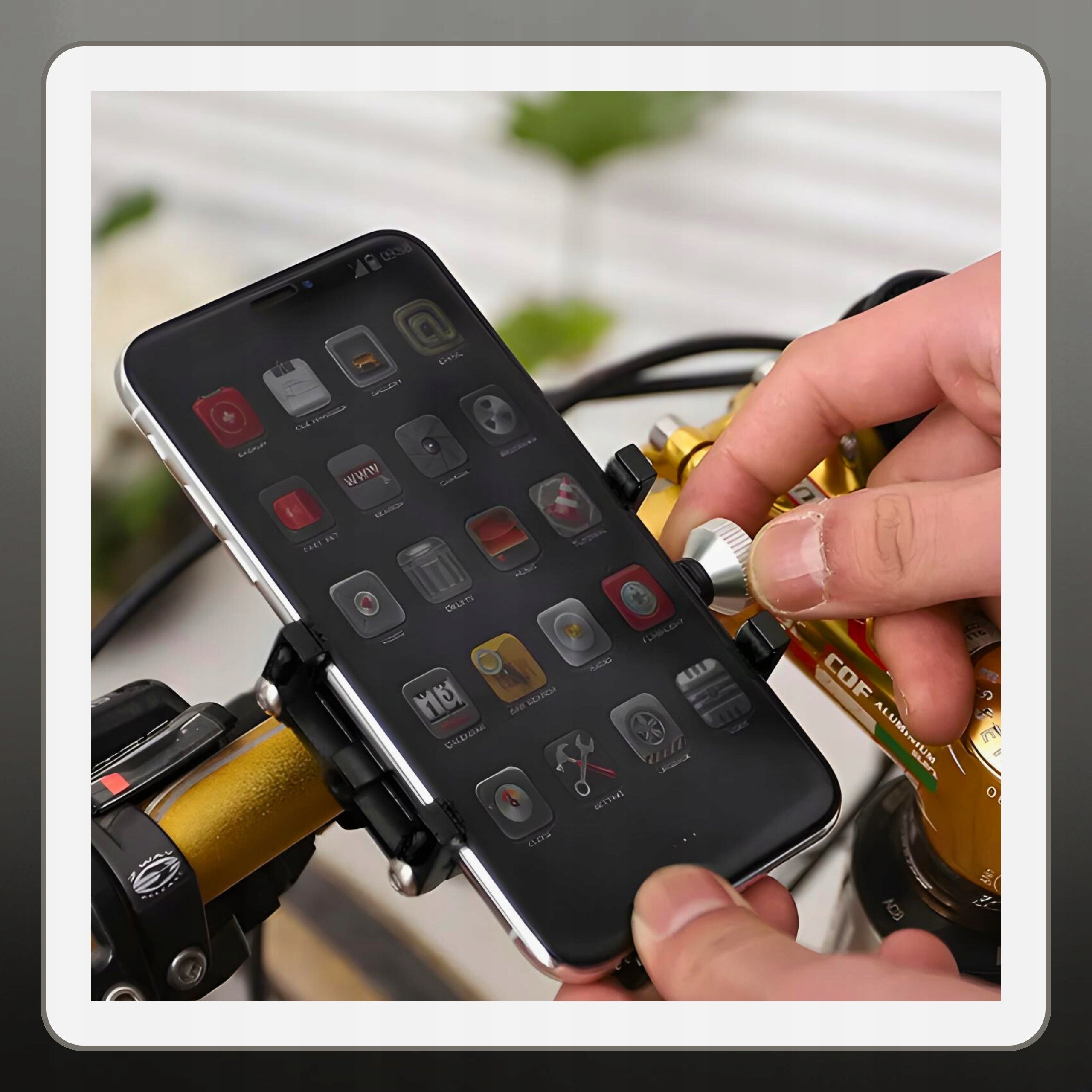 BICYCLE HOLDER FOR BICYCLE HANDLEBAR FOR BICYCLE ALUMINUM VERY STRONG WWG Brand no brand