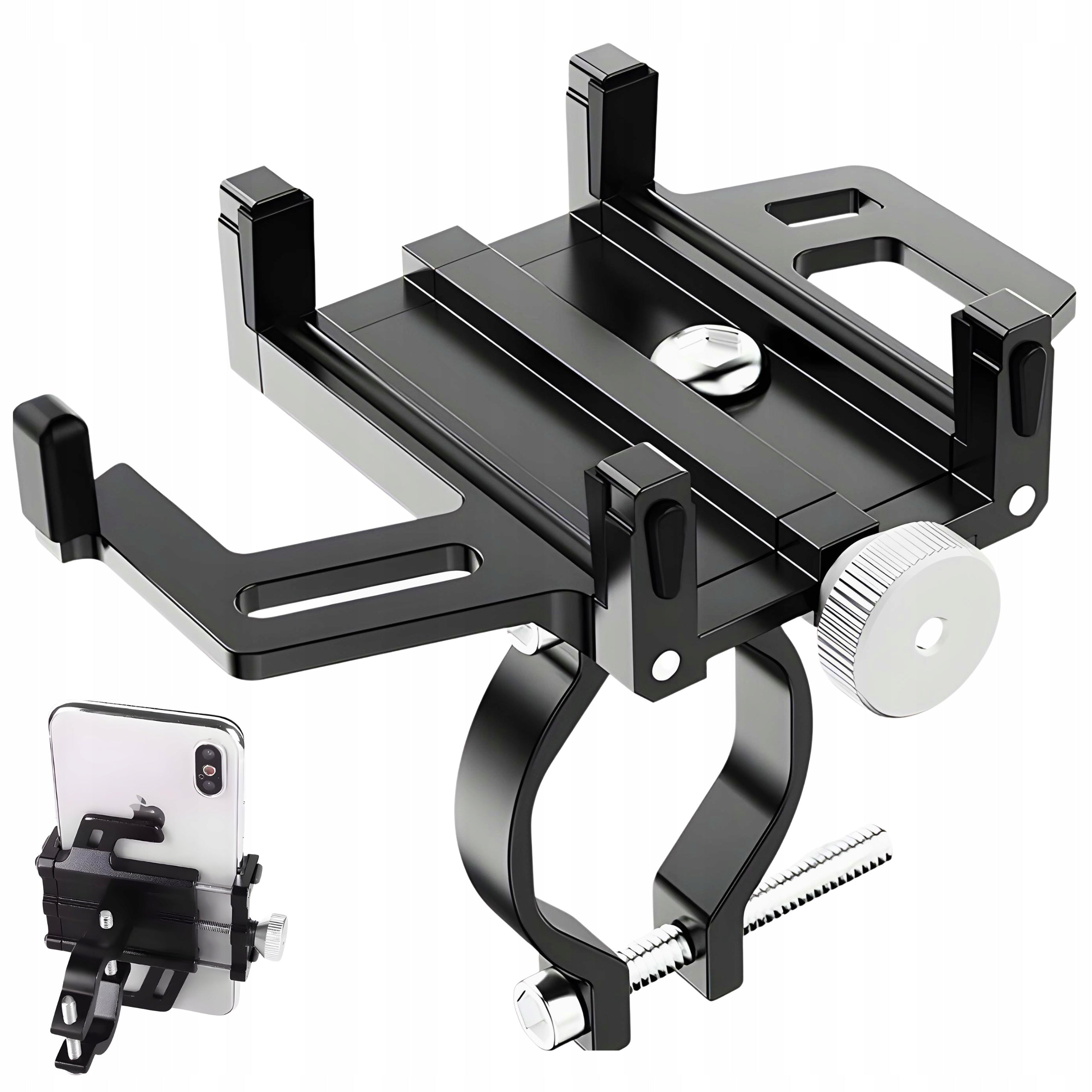 BICYCLE HOLDER FOR BICYCLE HANDLEBAR FOR BICYCLE ALUMINUM VERY STRONG WWG Packaging status original