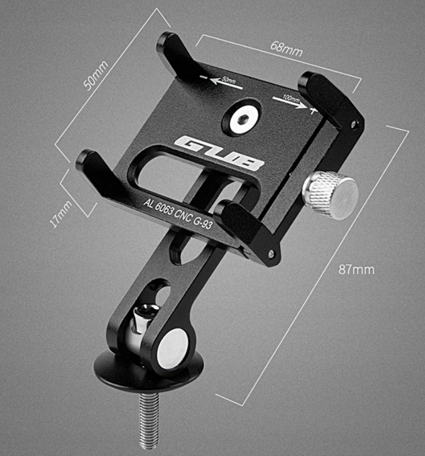 BICYCLE HOLDER FOR PHONE GUB G93 MOUNTING TO THE SEAT POST OF THE WHEELHOUSE BRIDGE For mobile