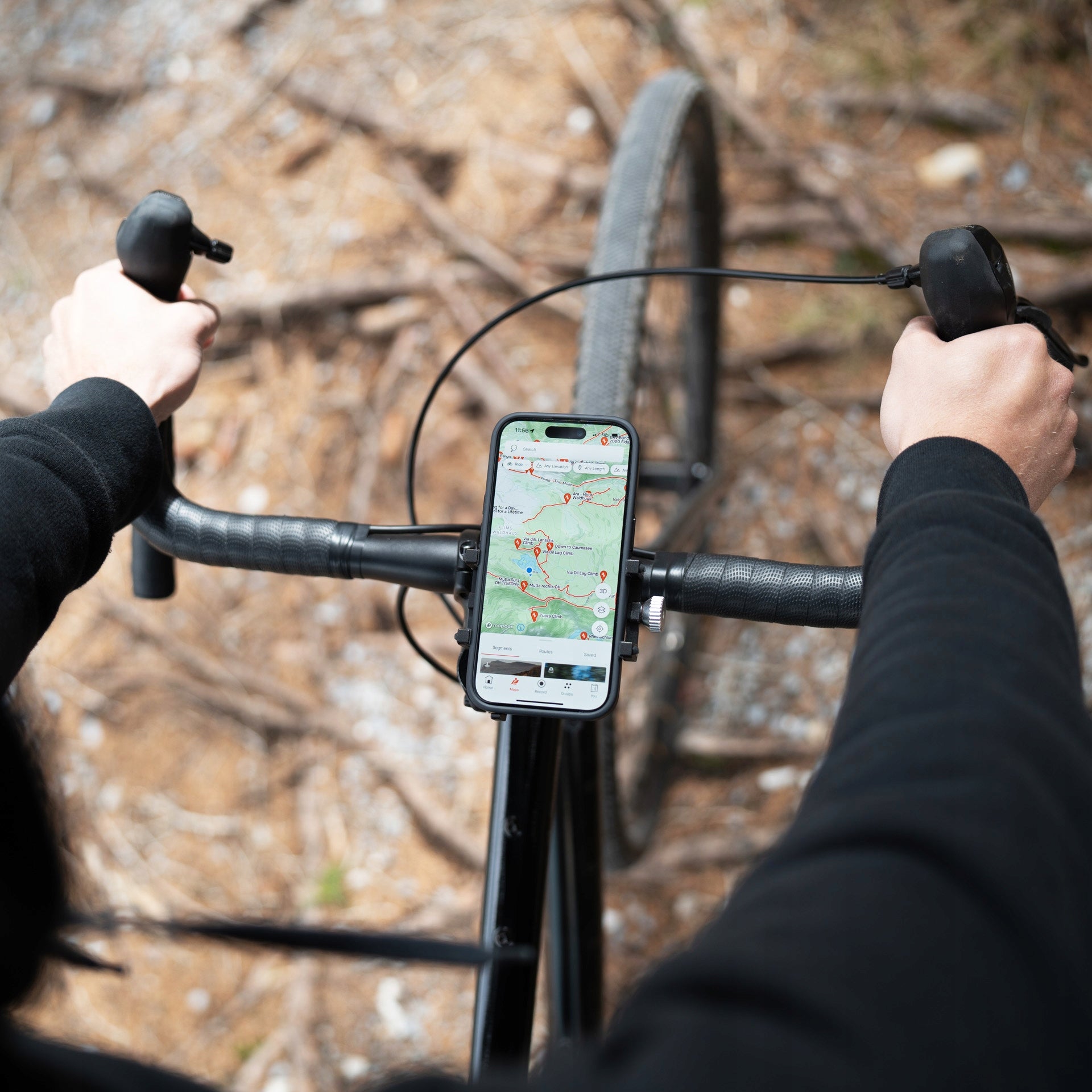 BICYCLE HOLDER SPACECASE FOR PHONE HANDLEBAR FOR BICYCLE ALUMINUM STRONG Product weight with unit packaging 0.6 kg