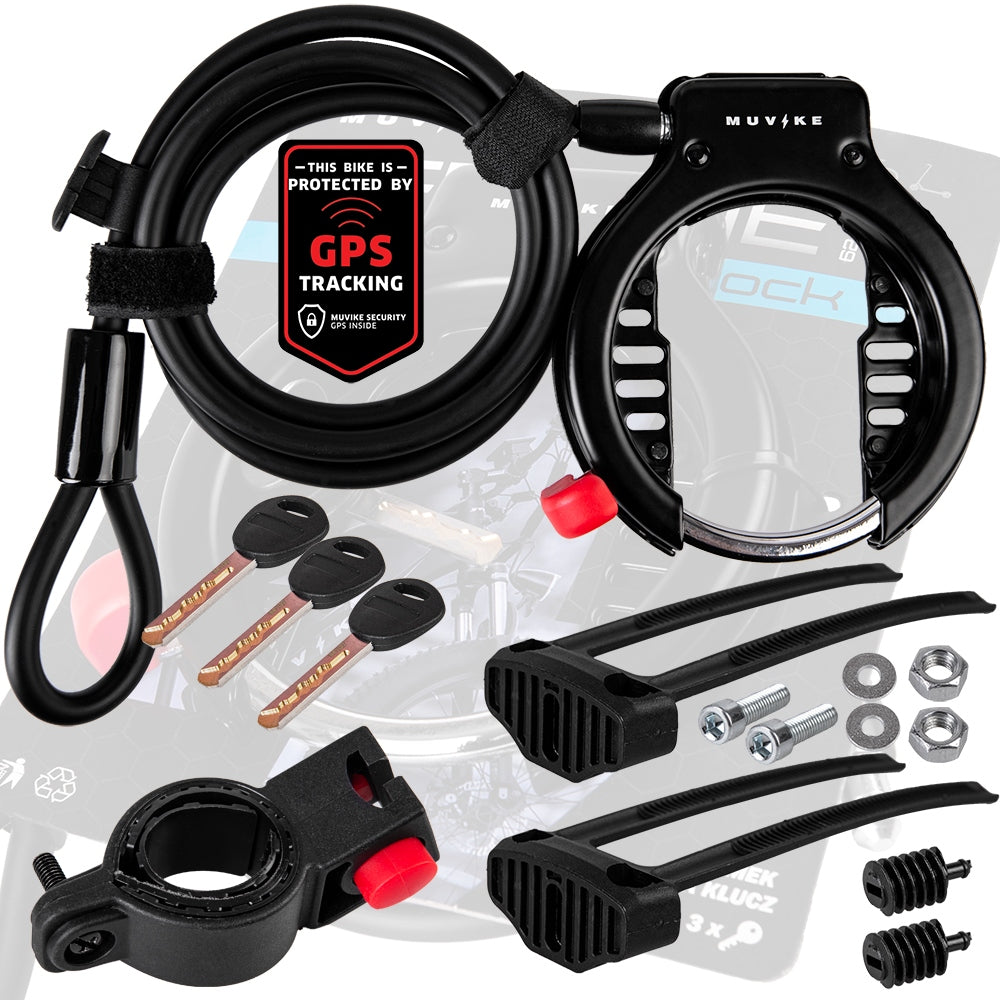 BICYCLE HORSESHOE CLASP MUVIKE FRAME 62/10K + HANDLE + CORD 150 CM Manufacturer code FRAME62/10K