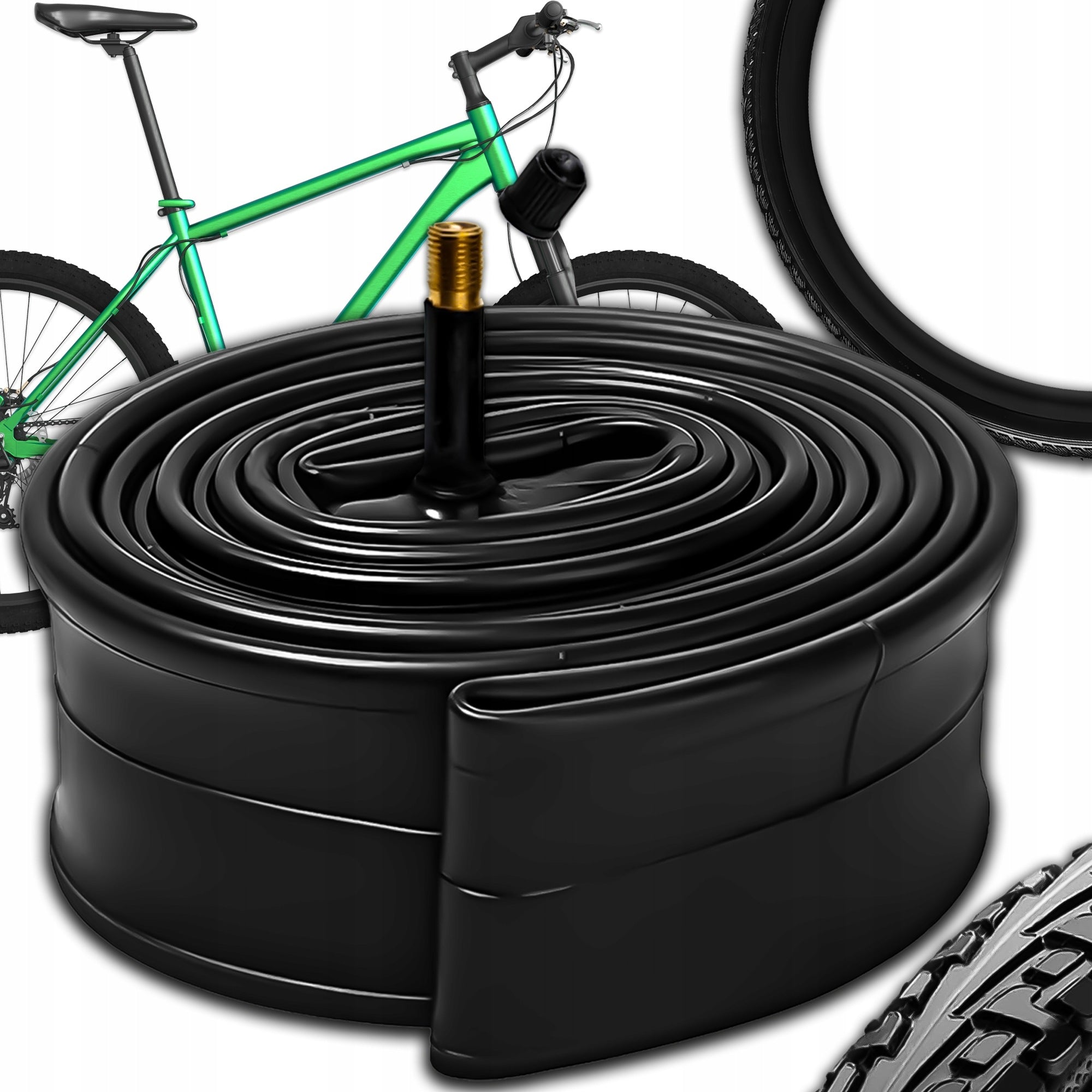 BICYCLE INNER TUBE 28" 28x2,125 FOR BICYCLE strong LONG CAR VALVE 45mm