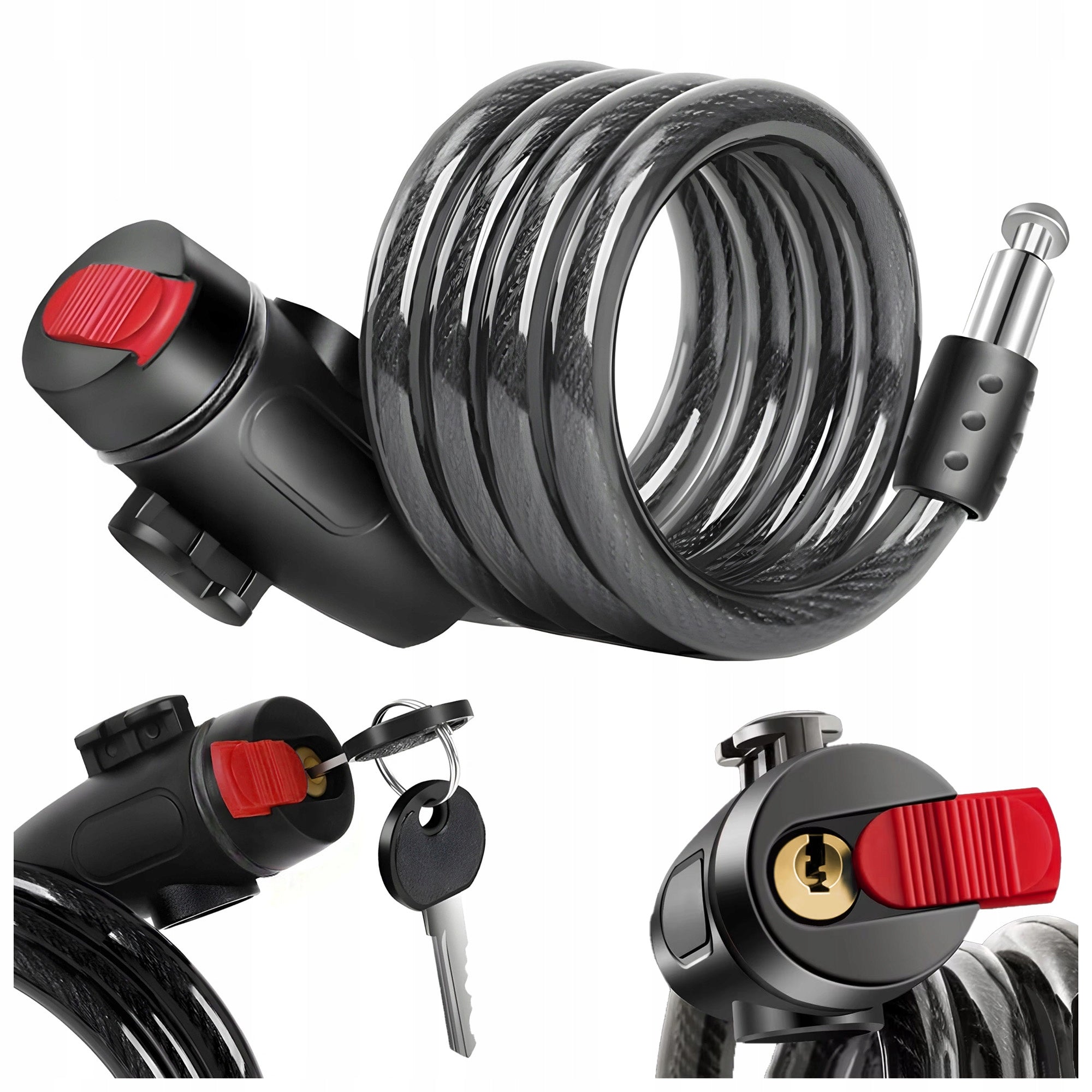 BICYCLE KEY LOCK SECURITY LOCK FOR BICYCLE STRONG CORD