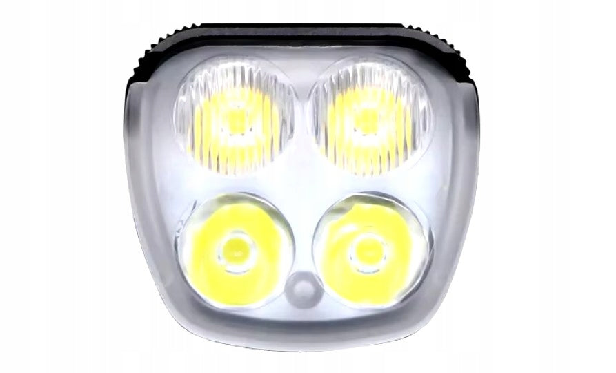BICYCLE LAMP FRONT 1600lm WITH CHARGING CABLE WATERPROOF USB 6400mAh Light beam 1600 lm