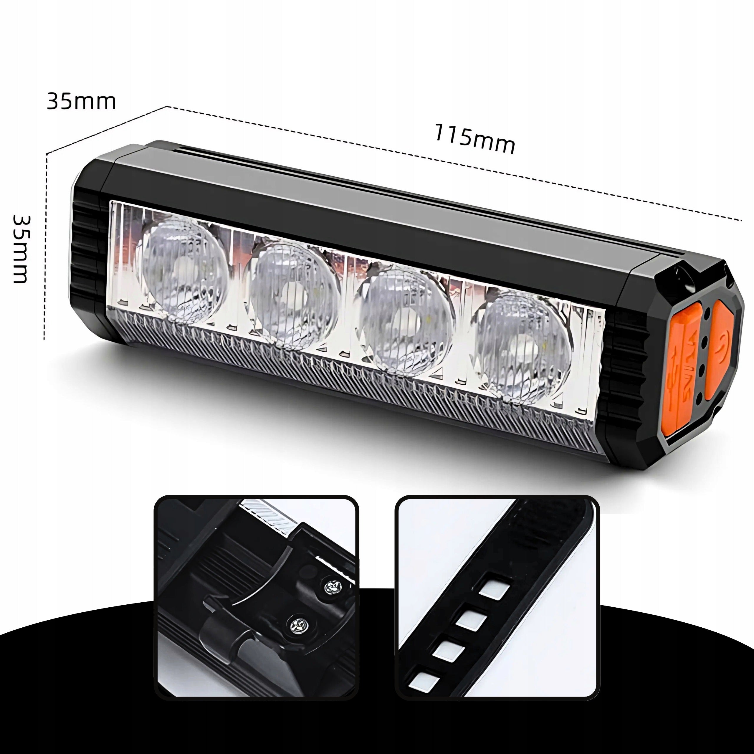 BICYCLE LAMP FRONT LED STRONG POWERBANK USB C WATERPROOF 1200LM DIODES Manufacturer code LAMPA ROWEROWA LED MOCNA POWERBANK 1200LM