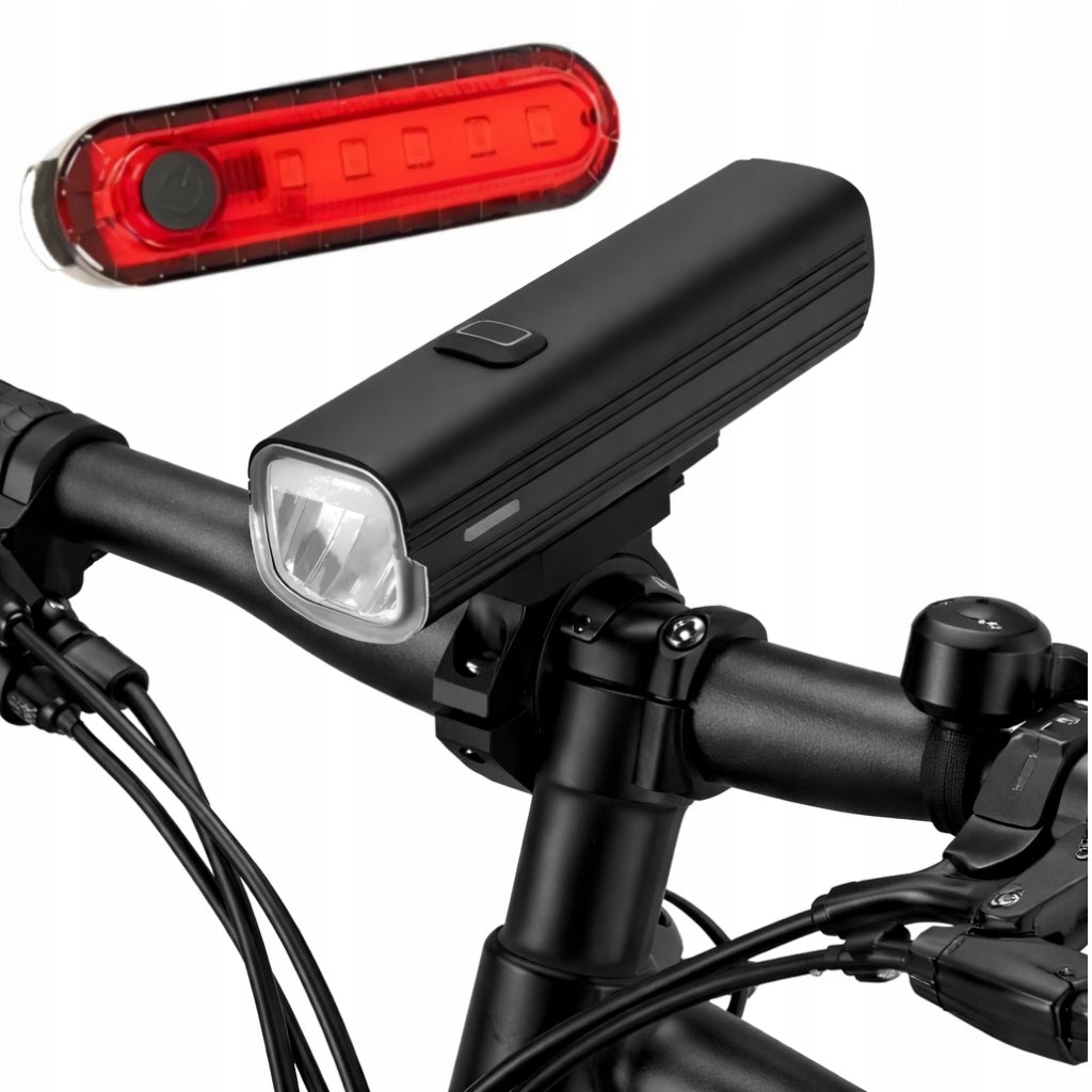 BICYCLE LED LAMP STRONG 1000 lm BICYCLE LIGHT REAR FRONT IPX6 USB-C
