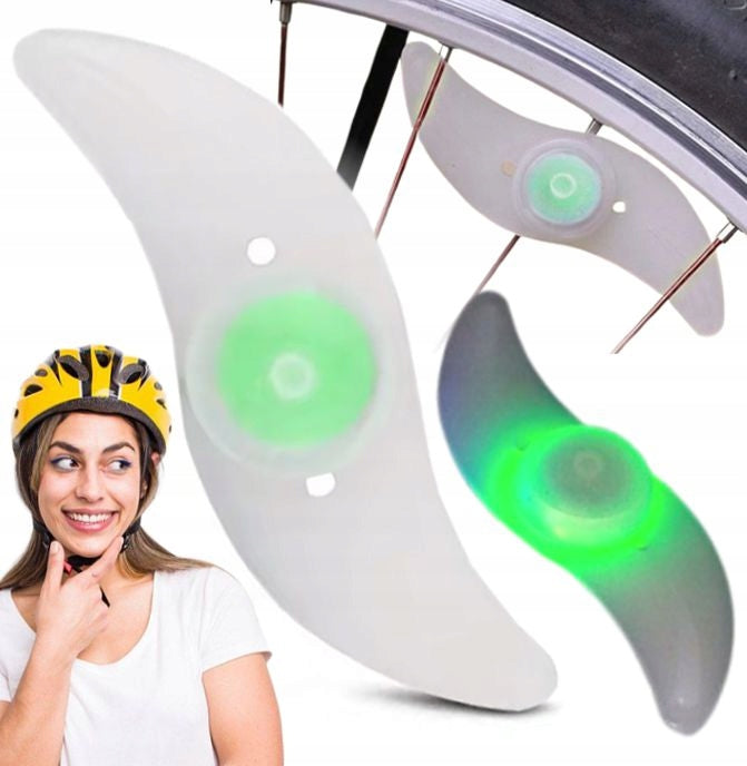 BICYCLE LIGHT FOR SPOKES BICYCLE LIGHTING LED BICYCLE OVERLAY KOL V3