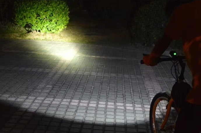 BICYCLE LIGHT FRONT REAR BICYCLE COUNTER SPEEDOMETER HORN 5IN1 LED Manufacturer code 4777
