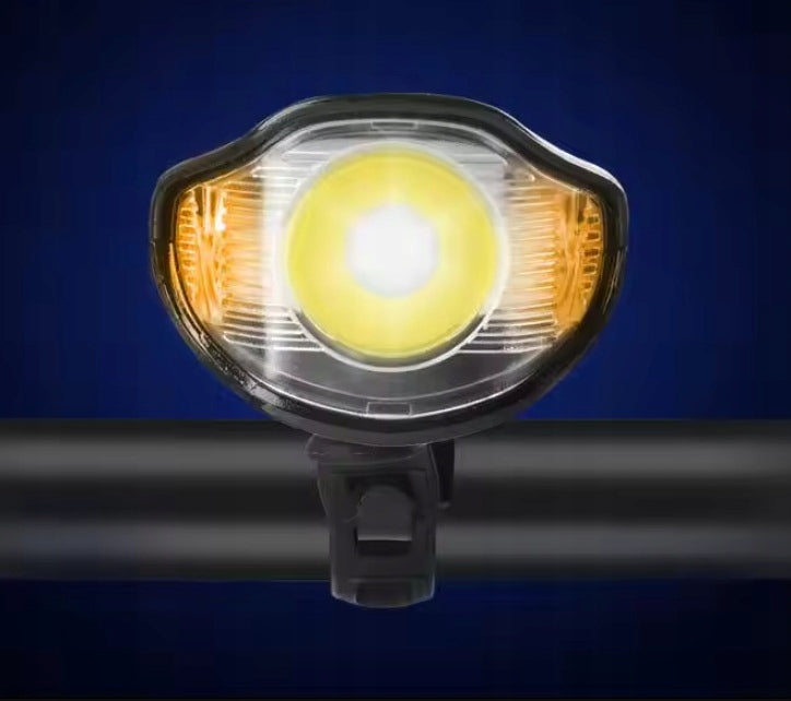 BICYCLE LIGHT FRONT REAR BICYCLE COUNTER SPEEDOMETER HORN 5IN1 LED Model 4777