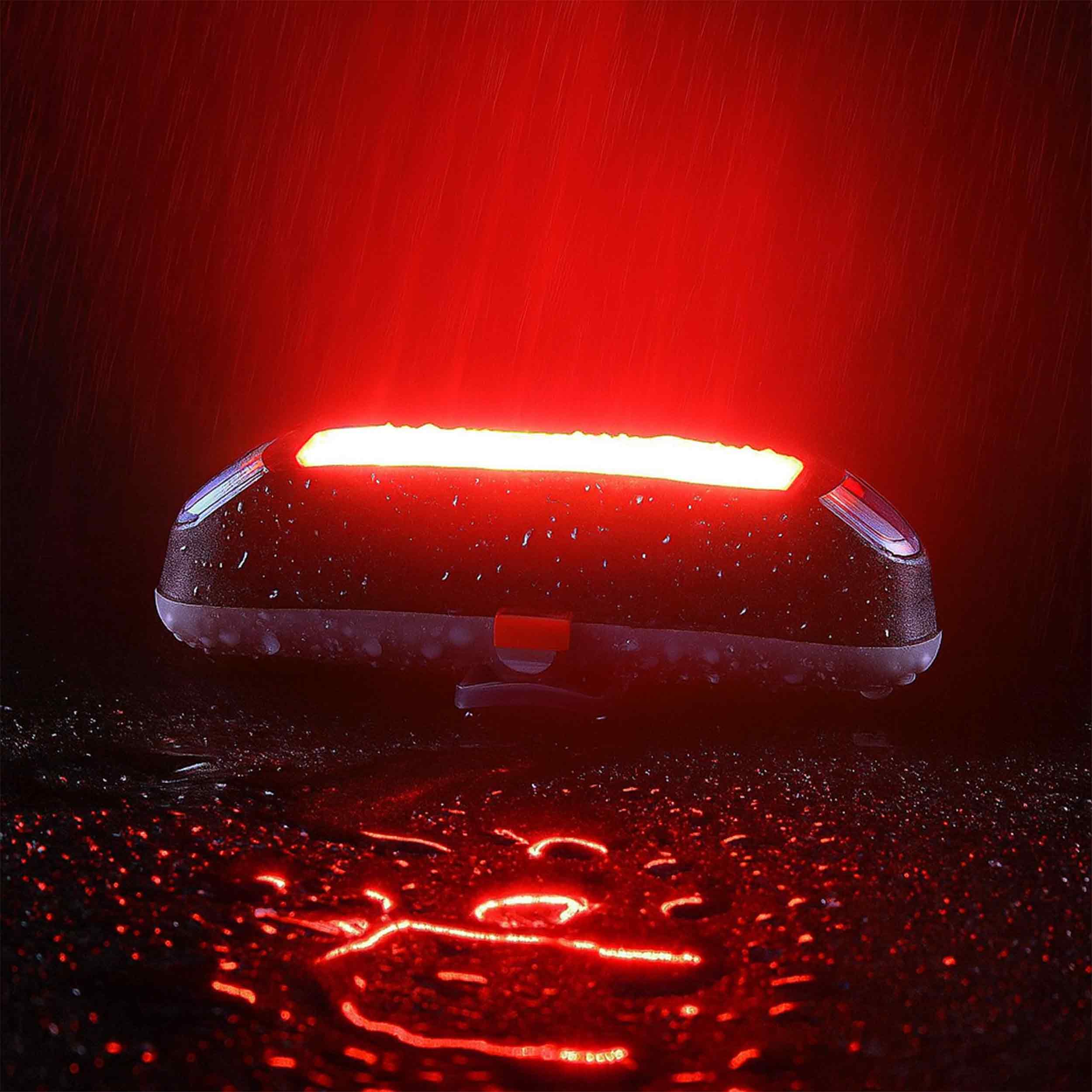 BICYCLE LIGHT FRONT REAR LED FRONT BELL HORN USB RECHARGEABLE Manufacturer code LAMPKA ROWEROWA Z DZWONKIEM RGB PRZEDNIA TYŁ