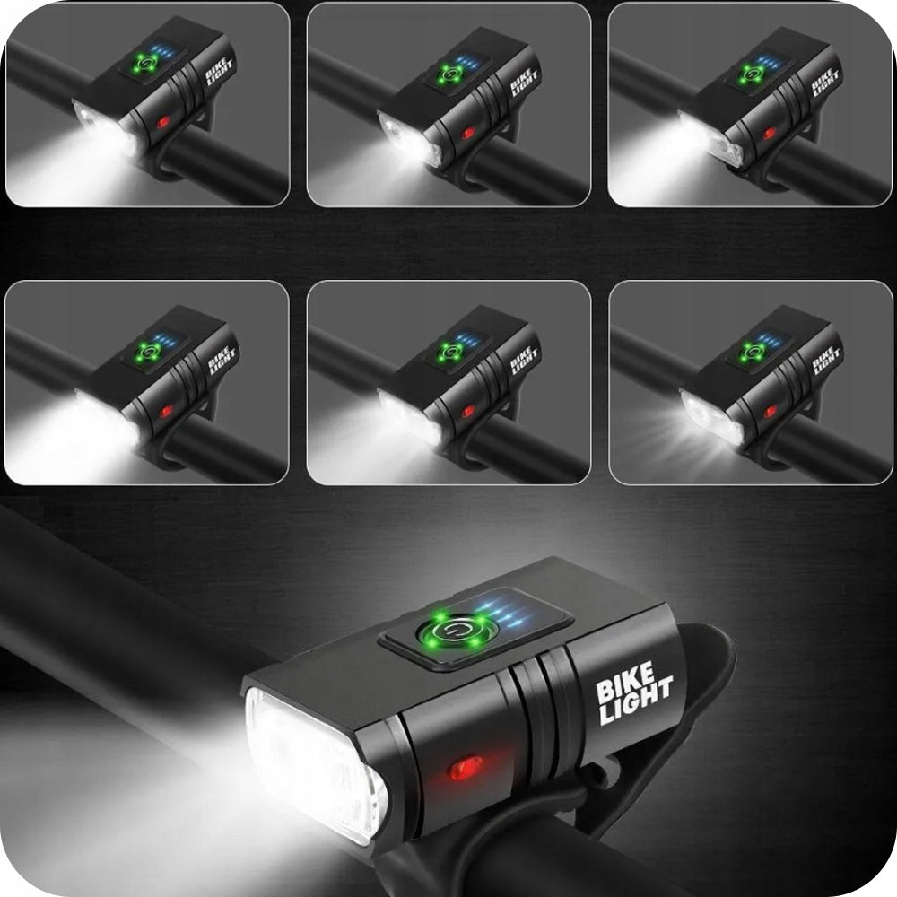 BICYCLE LIGHT FRONT REAR LED FRONT RECHARGEABLE USB LIGHT SET Kind set