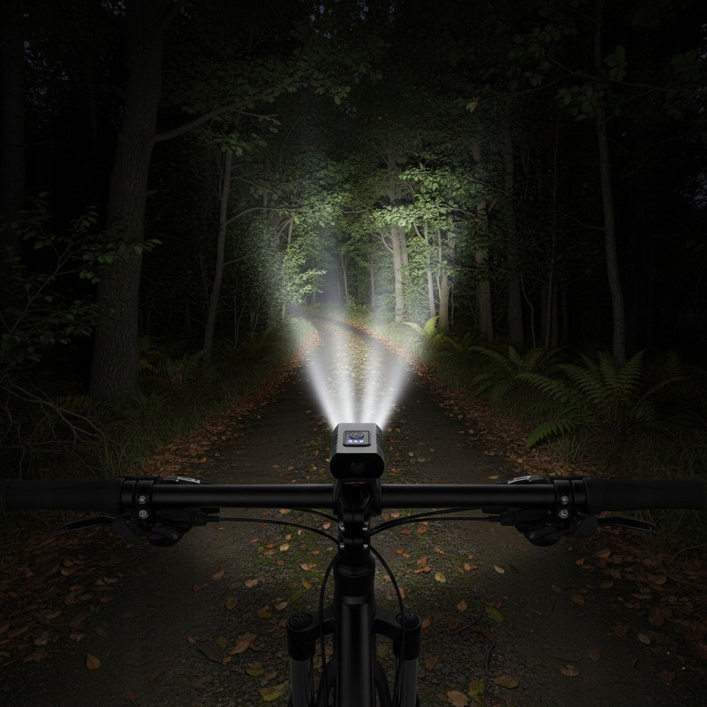 BICYCLE LIGHT FRONT REAR LED LIGHT FOR BICYCLE HANDLEBAR 2000lm STRONG Power supply USB