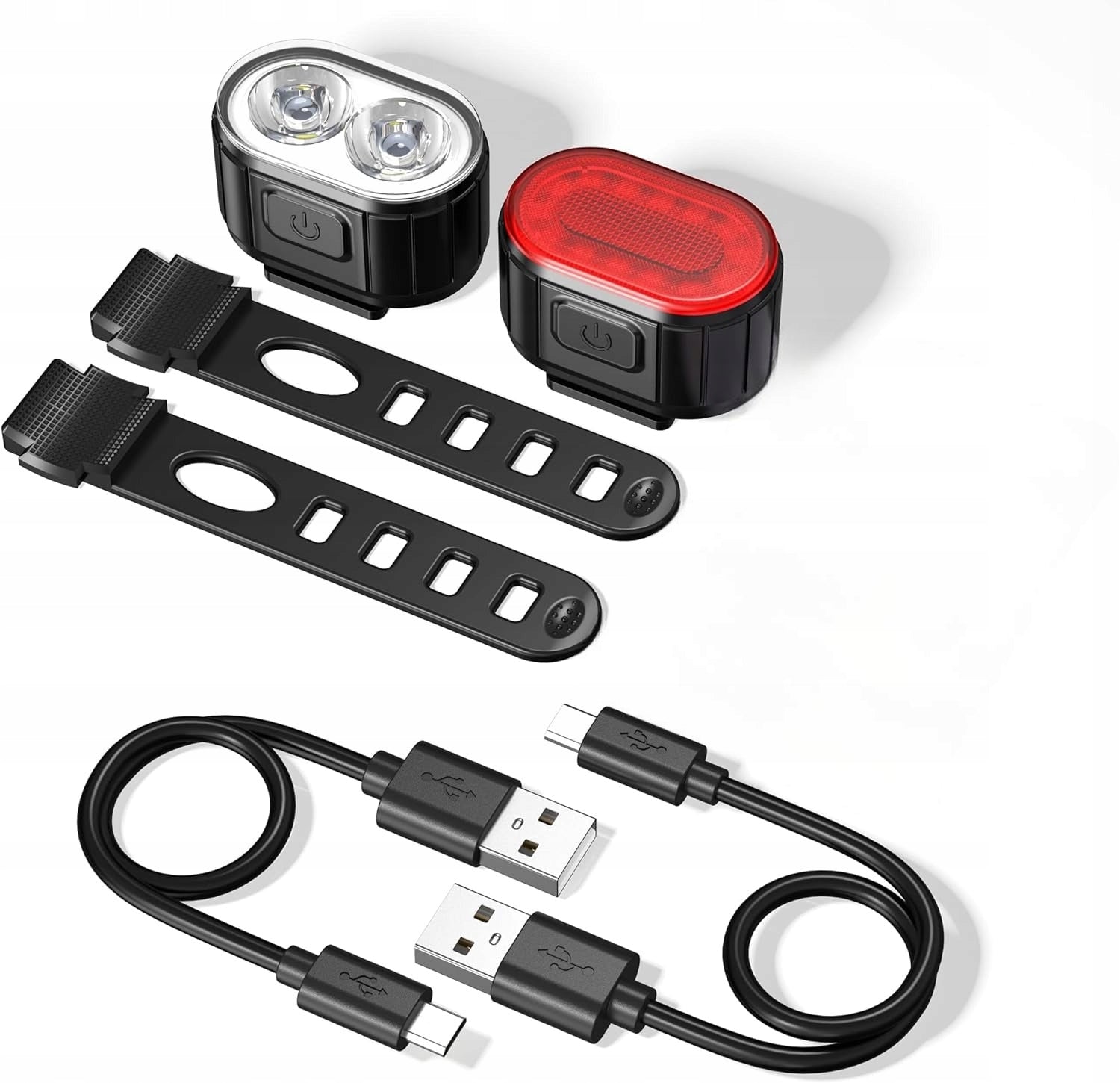 BICYCLE LIGHT FRONT REAR LED LIGHT FOR BICYCLE HANDLEBAR STRONG USB Light beam 800 lm