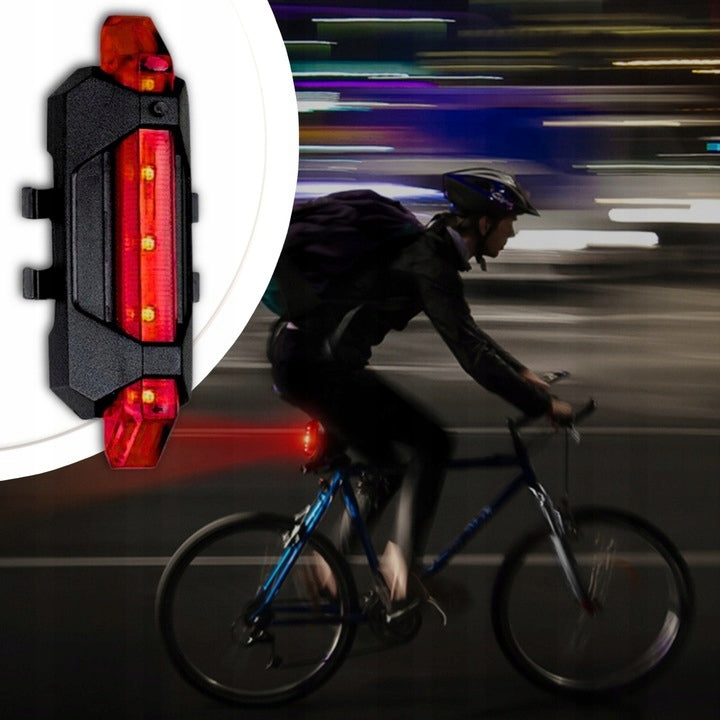 BICYCLE LIGHT FRONT REAR LED STRONG WATERPROOF USB BATTERY SET Manufacturer code R230721004