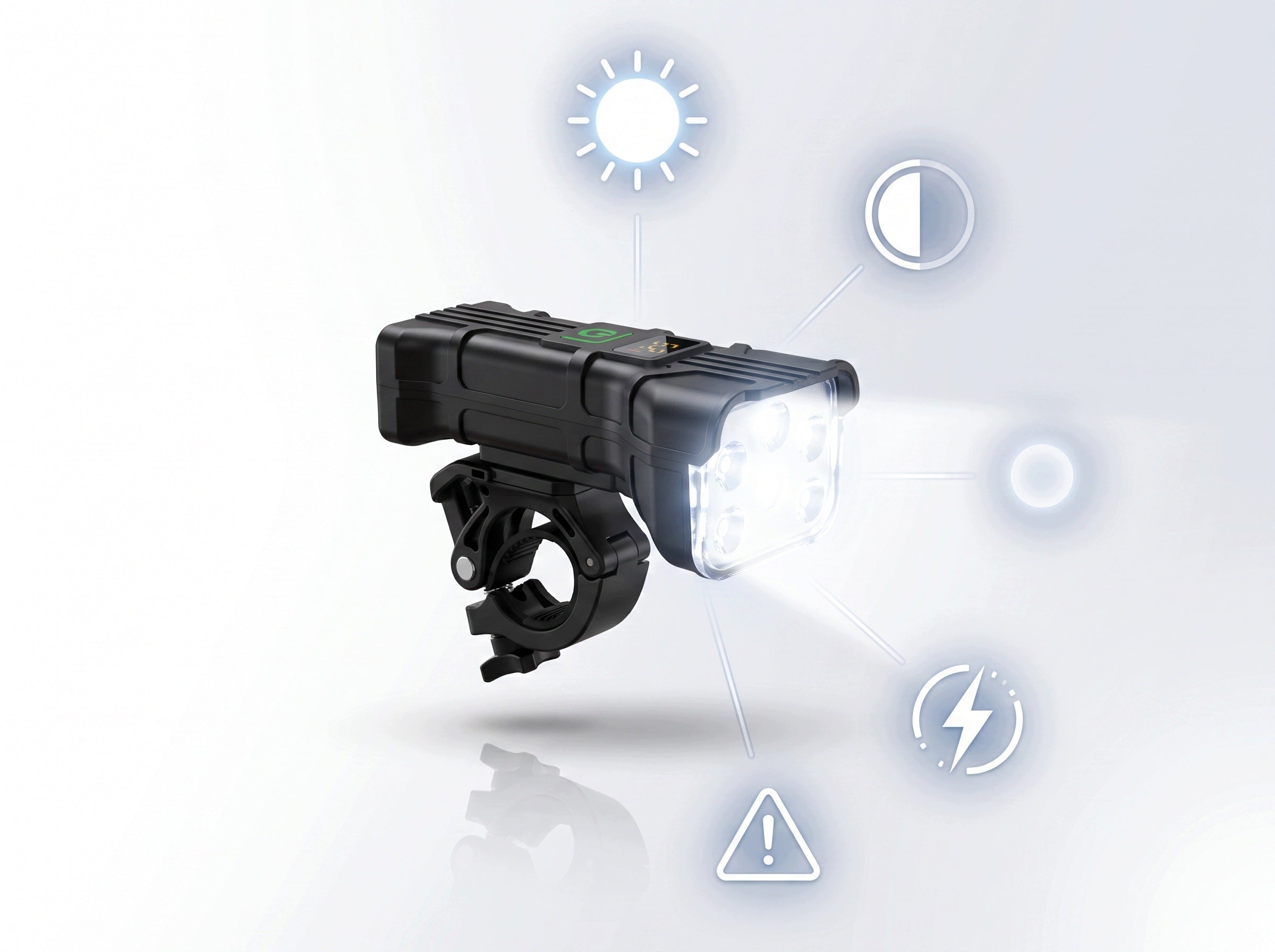 BICYCLE LIGHT FRONT REAR REMOTE CONTROL HORN 1000lm 2000mAh FOR BIKE Manufacturer code LAMPKA ROWEROWA 1000 PRZEDNIA TYLNIA KLAKSON