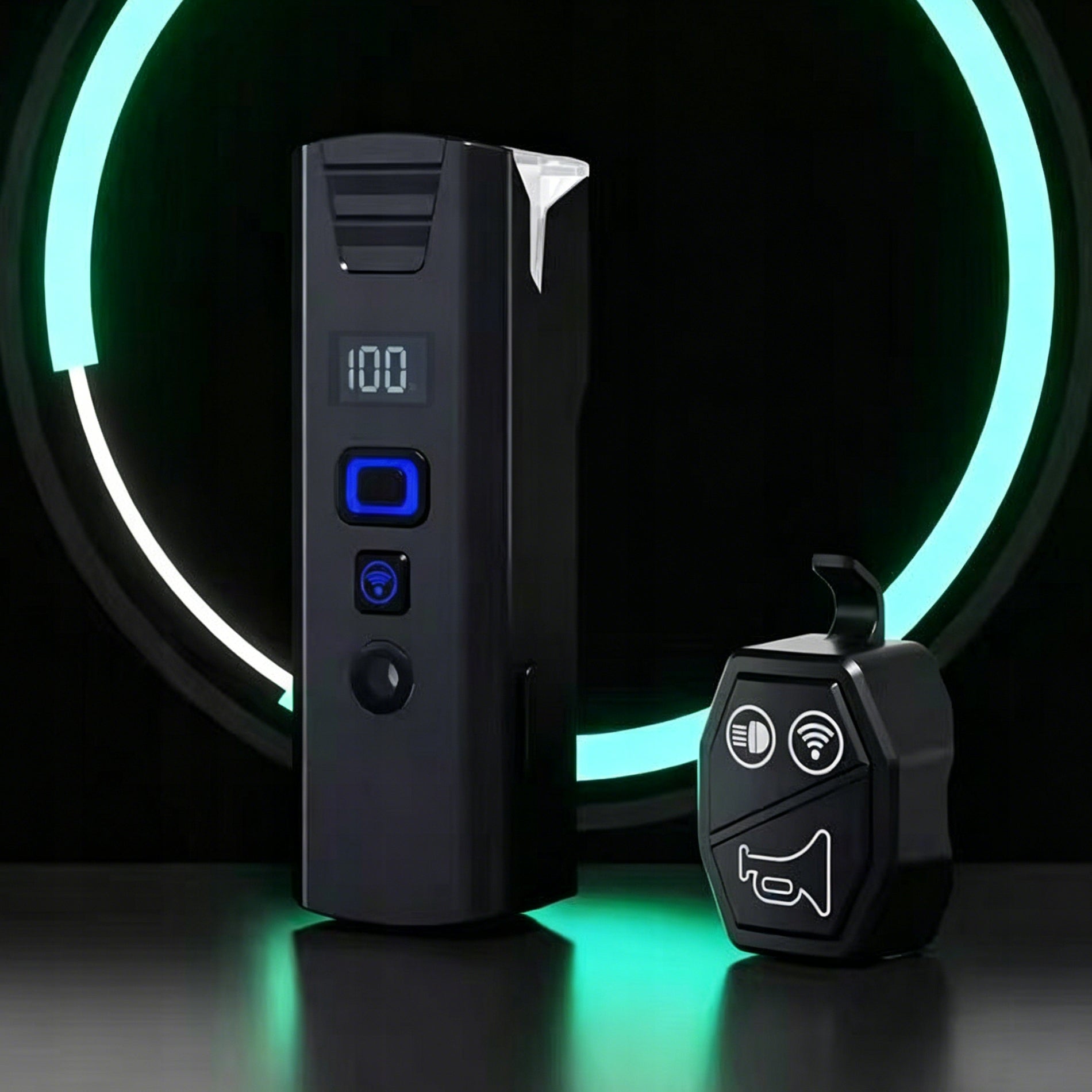 BICYCLE LIGHT FRONT REAR REMOTE CONTROL HORN 1200lm 2000mAh FOR BIKE Light source LED