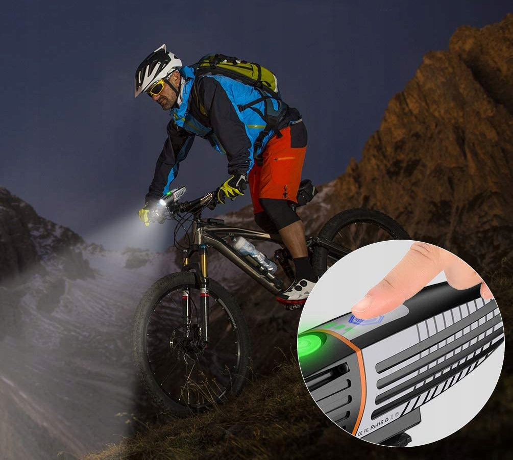 BICYCLE LIGHT FRONT RECHARGEABLE USB for bike WATERPROOF led IP65 Brand Gotel