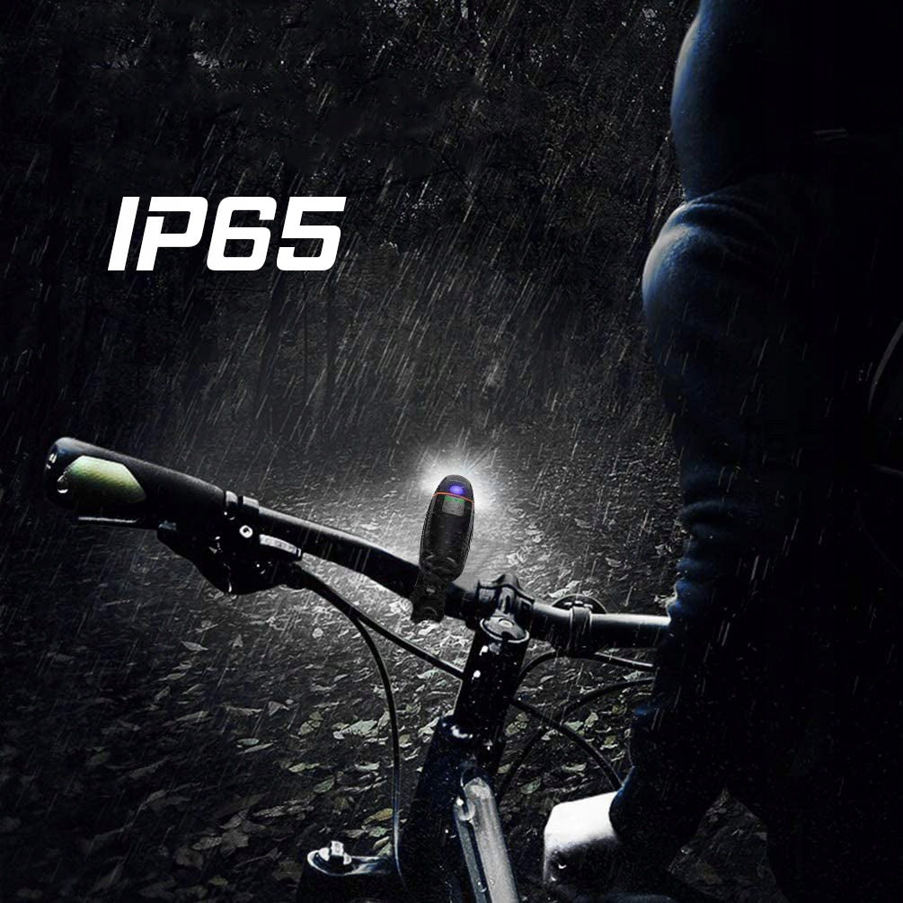 BICYCLE LIGHT FRONT RECHARGEABLE USB for bike WATERPROOF led IP65 Model T6 LED CREE2200mAh