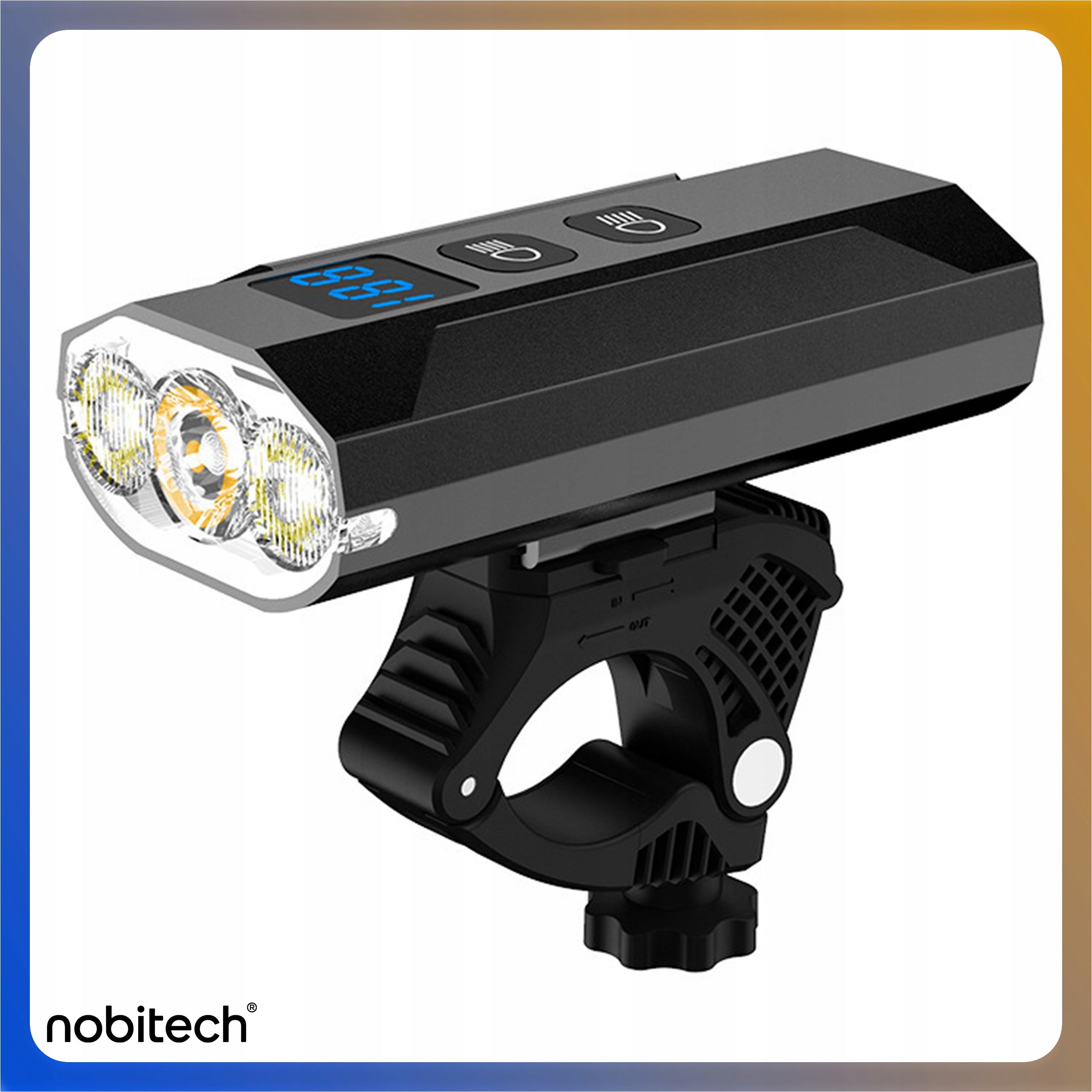 BICYCLE LIGHT FRONT USB STRONG ON HANDLEBAR FRONT CORDLESS HOLDER Light source LED