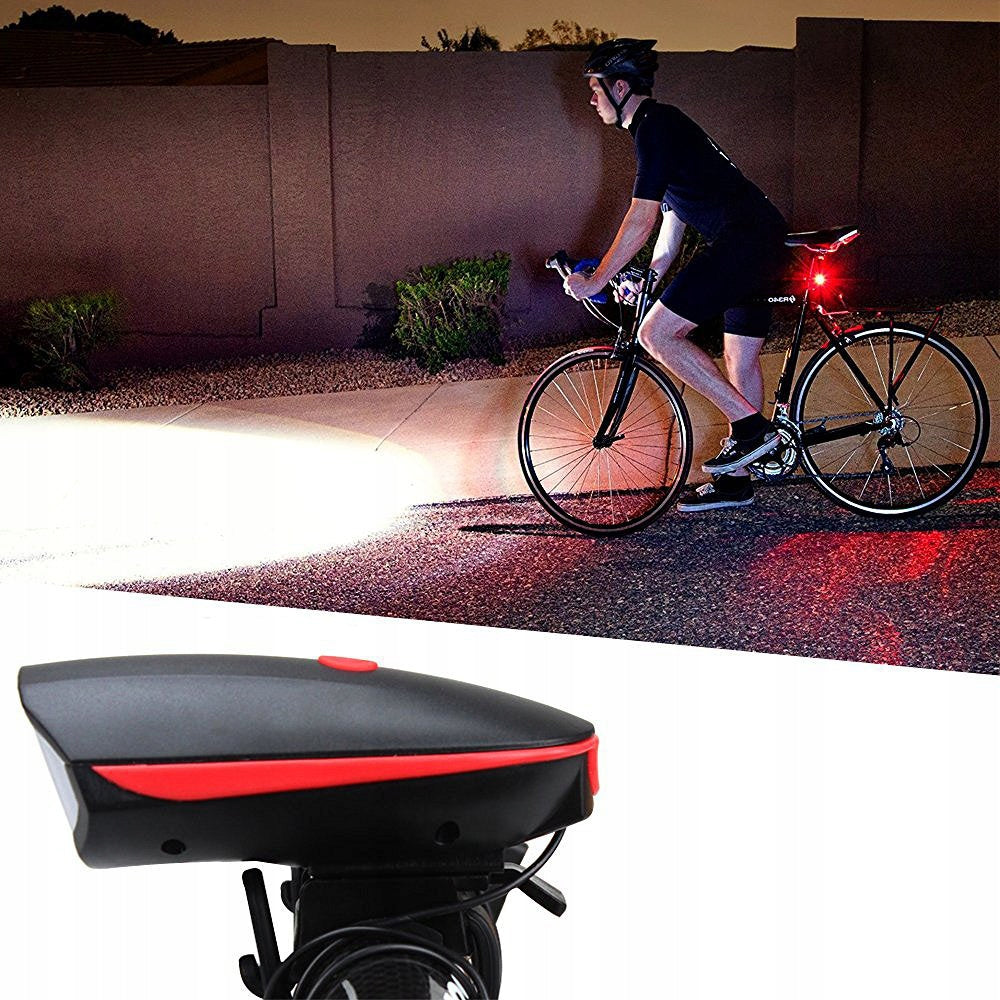 BICYCLE LIGHT LED FRONT FOR BIKE USB HORN Manufacturer code Cez-Tom 7588