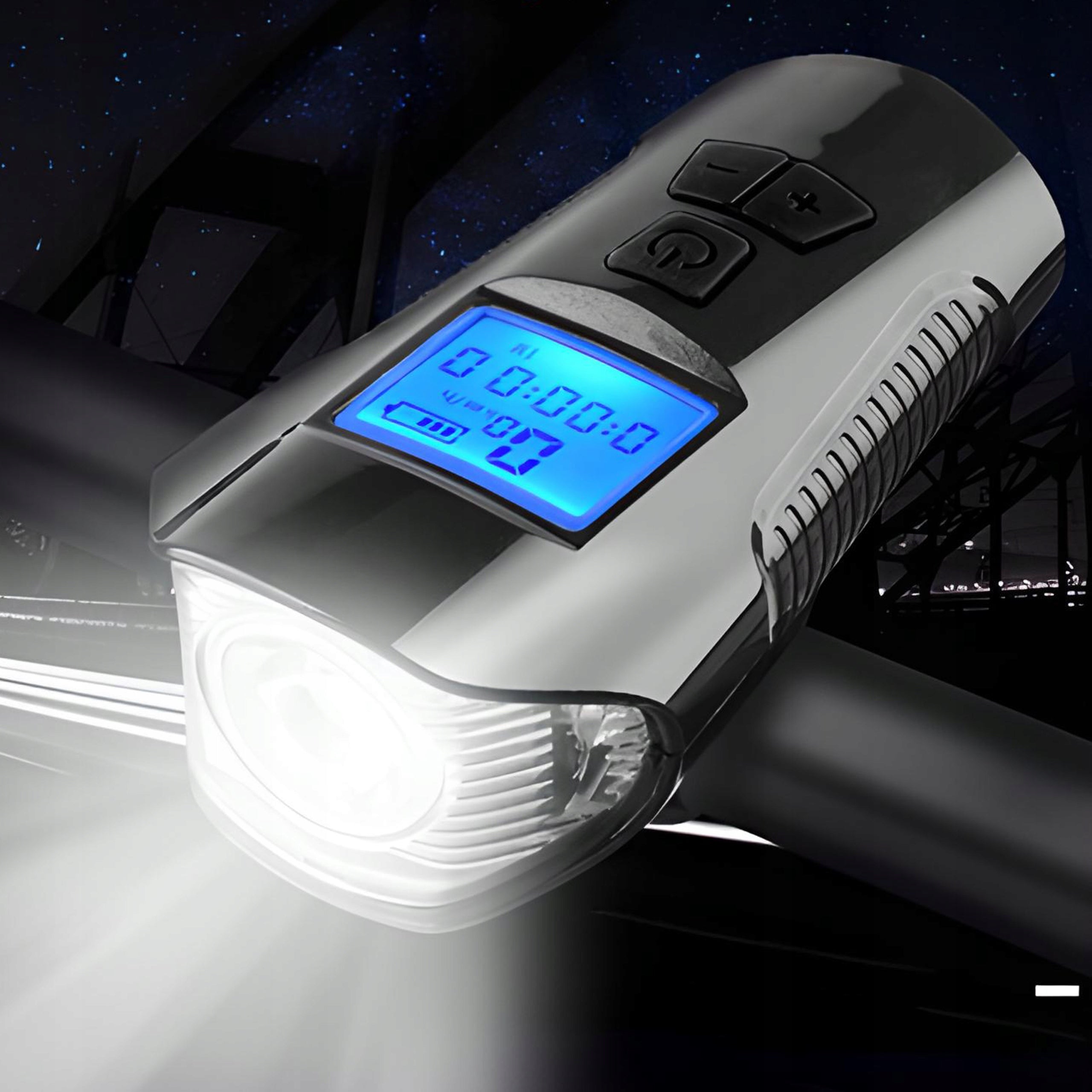 BICYCLE LIGHT LED FRONT +REAR LED BIKE SET Model GHOST850PRO