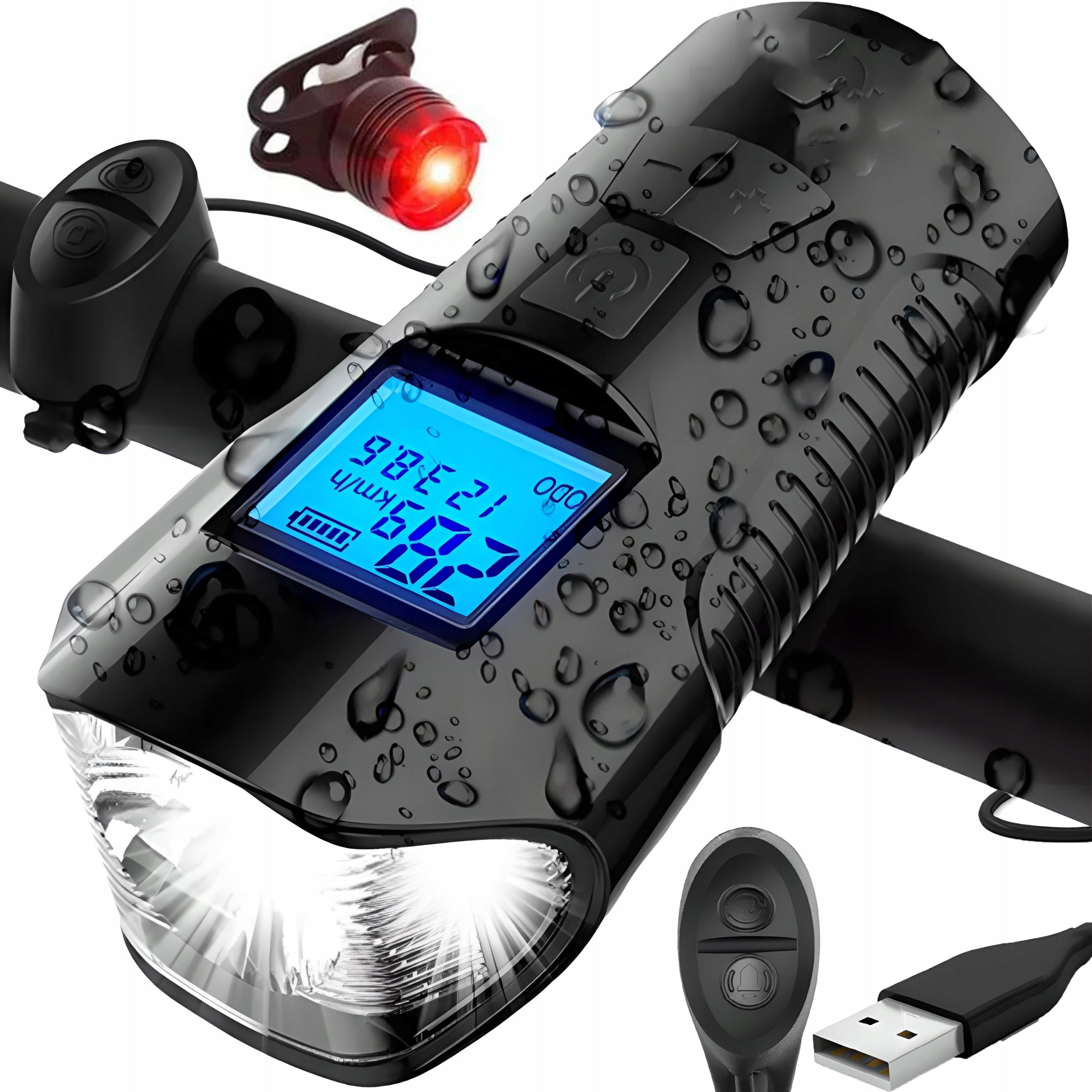 BICYCLE LIGHT LED FRONT +REAR LED BIKE SET