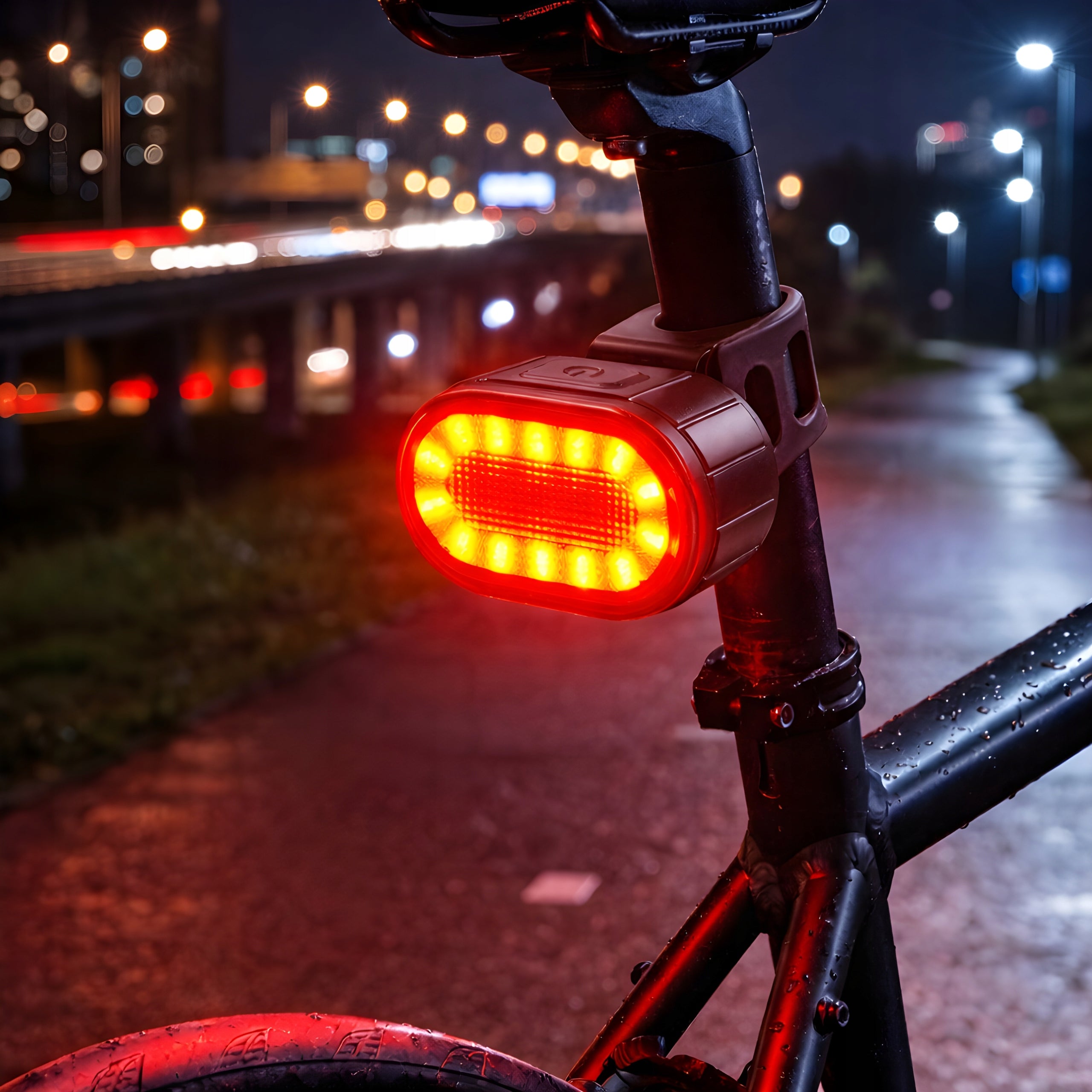 BICYCLE LIGHT LED FRONT REAR STRONG FRONT REAR BATTERY FOR BIKE Brand MAXSELL